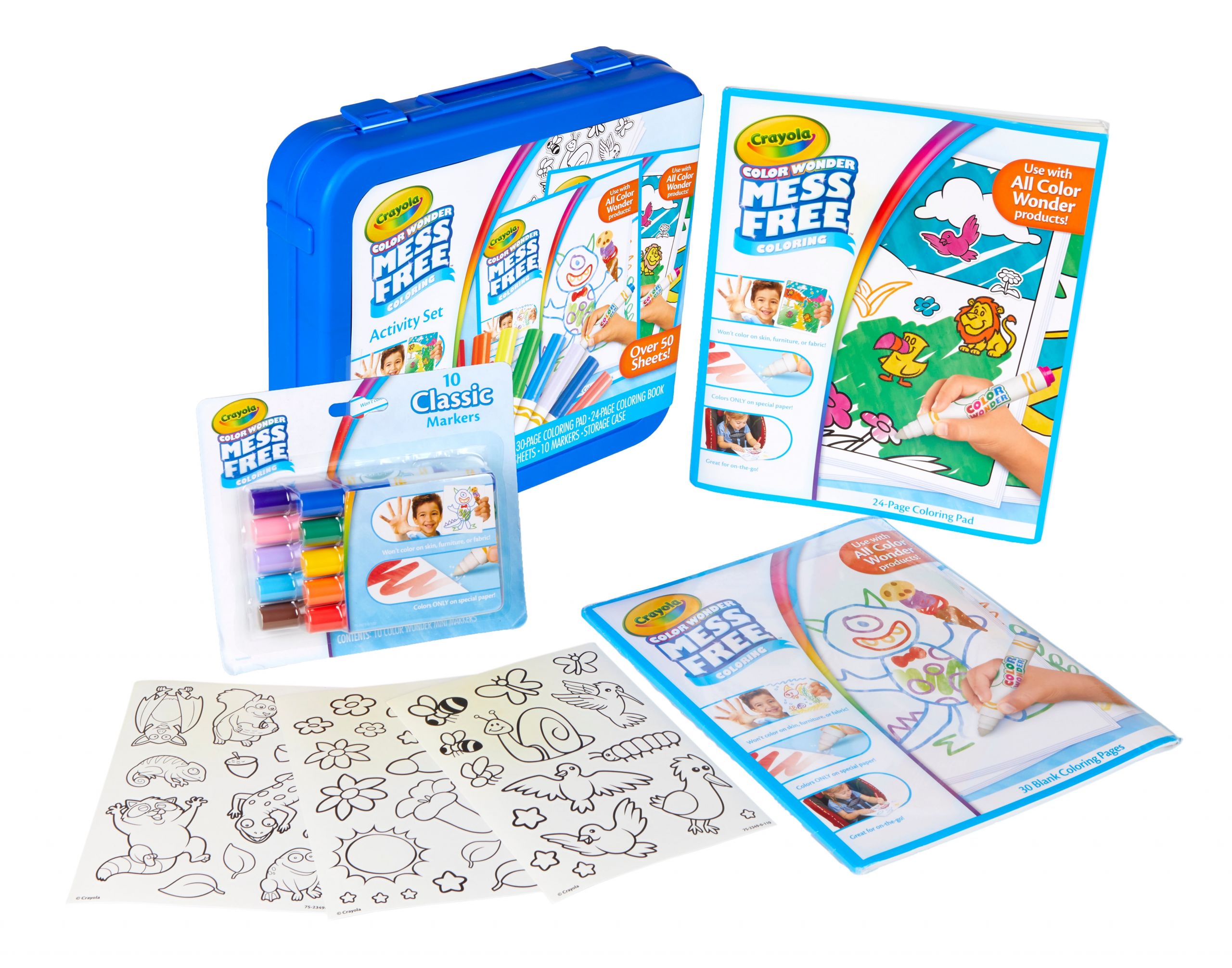 Mess Free Coloring Book Inspirational Crayola Color Wonder Mess Free Coloring Set Beginner Child 68 Pieces