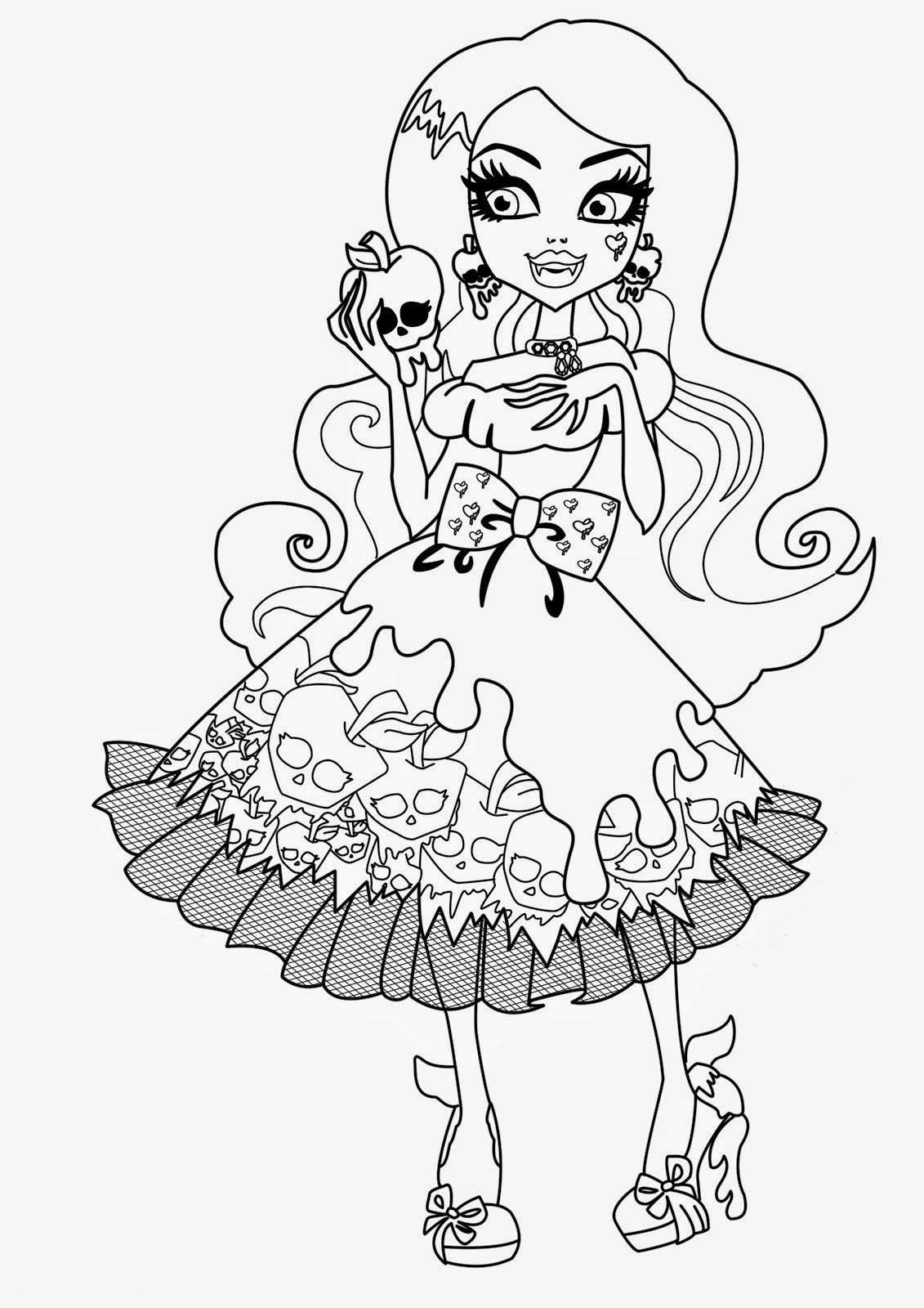 Monster High Coloring Sheets Beautiful Coloring Pages Monster High Coloring Pages Free and Printable