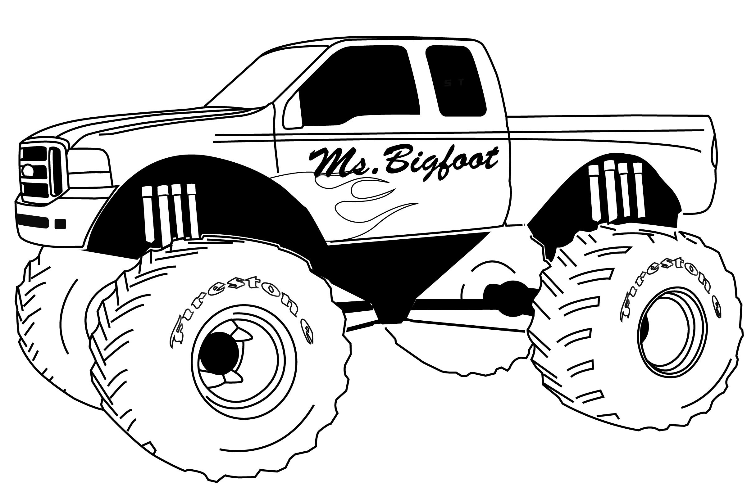 Monster Truck Color Sheet Luxury Free Printable Monster Truck Coloring Pages for Kids