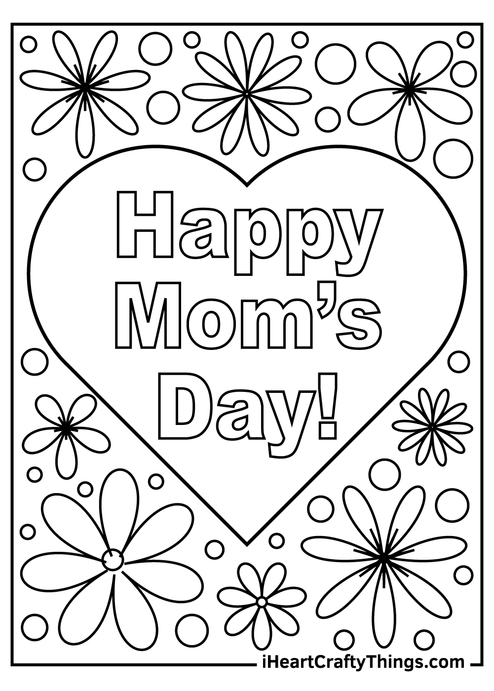 Mother&amp;#039;s Day Card Coloring Page Luxury Printable Mother’s Day Coloring Pages Updated 2021