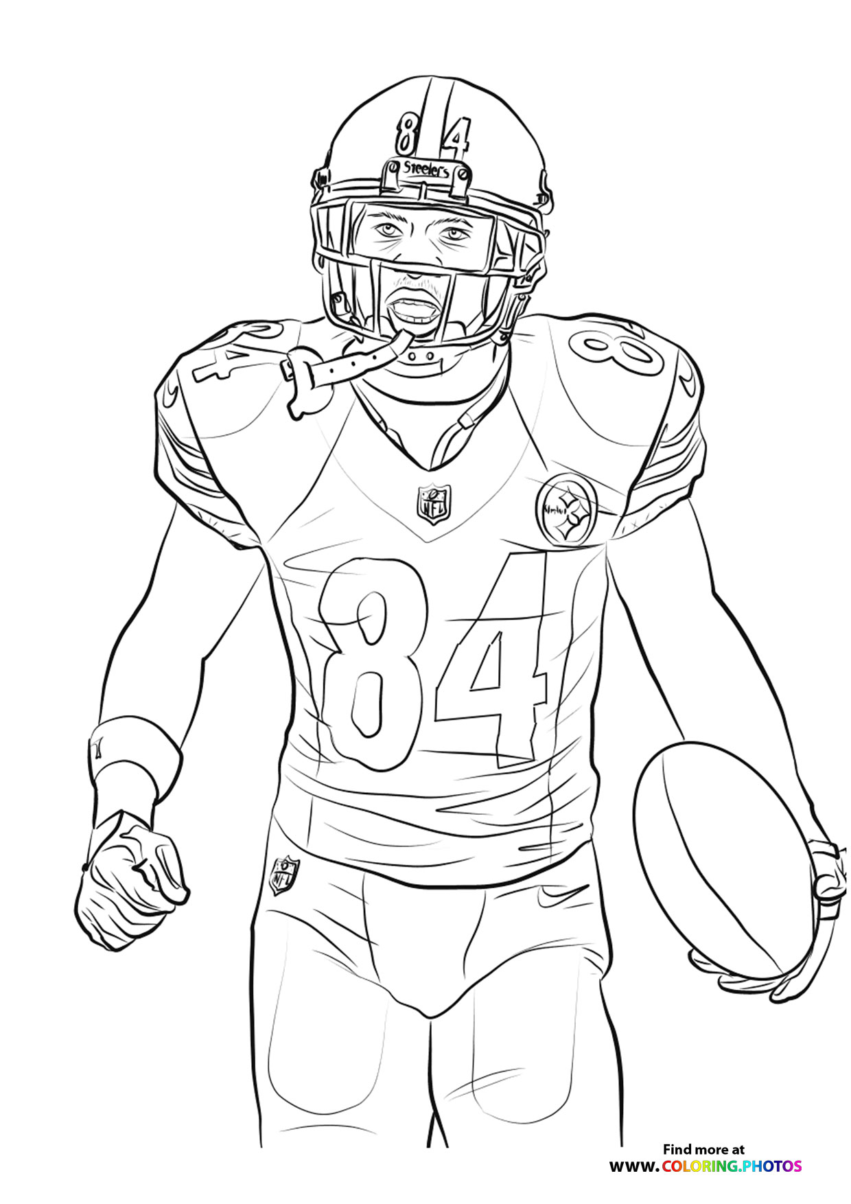 Nfl Coloring Pages Awesome Nfl Football Coloring Pages for Kids