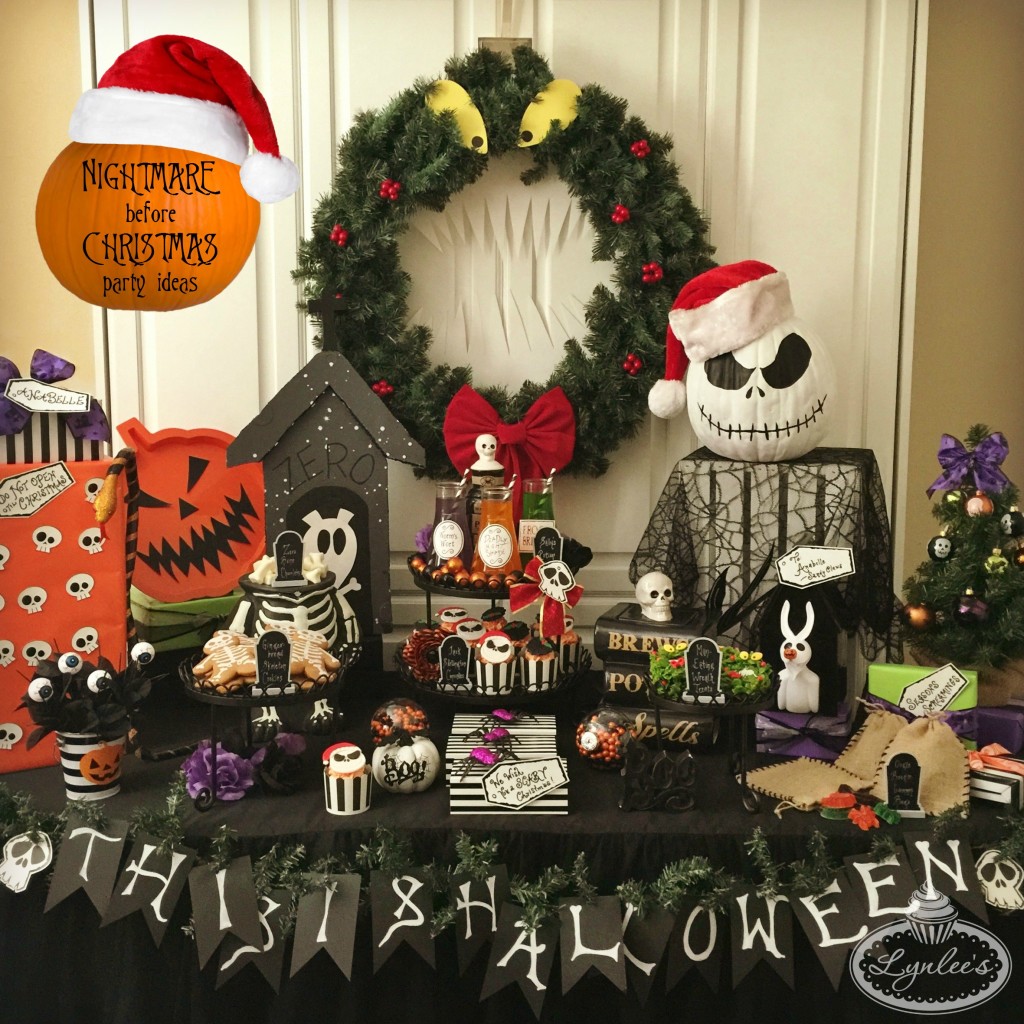 Nightmare before Christmas Party Decorations Unique Nightmare before Christmas Party Ideas Lynlees