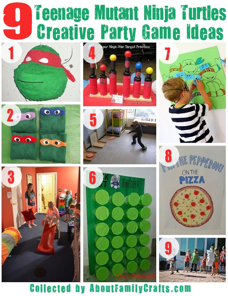 Ninja Turtle Party Games Lovely 75 Diy Teenage Mutant Ninja Turtles Birthday Party Ideas – About