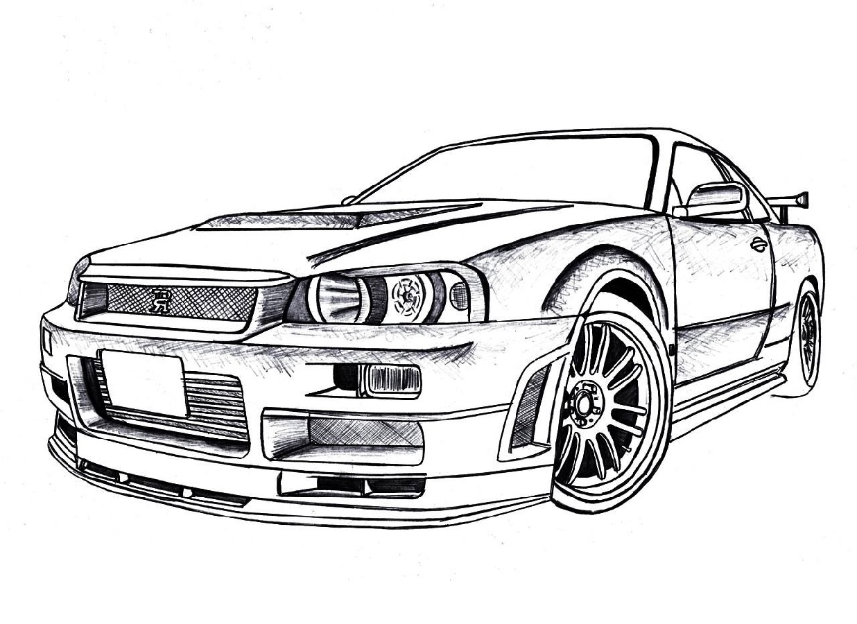 Nissan Gtr Coloring Unique 18 Nissan Gtr Coloring Pages Printable Coloring Pages