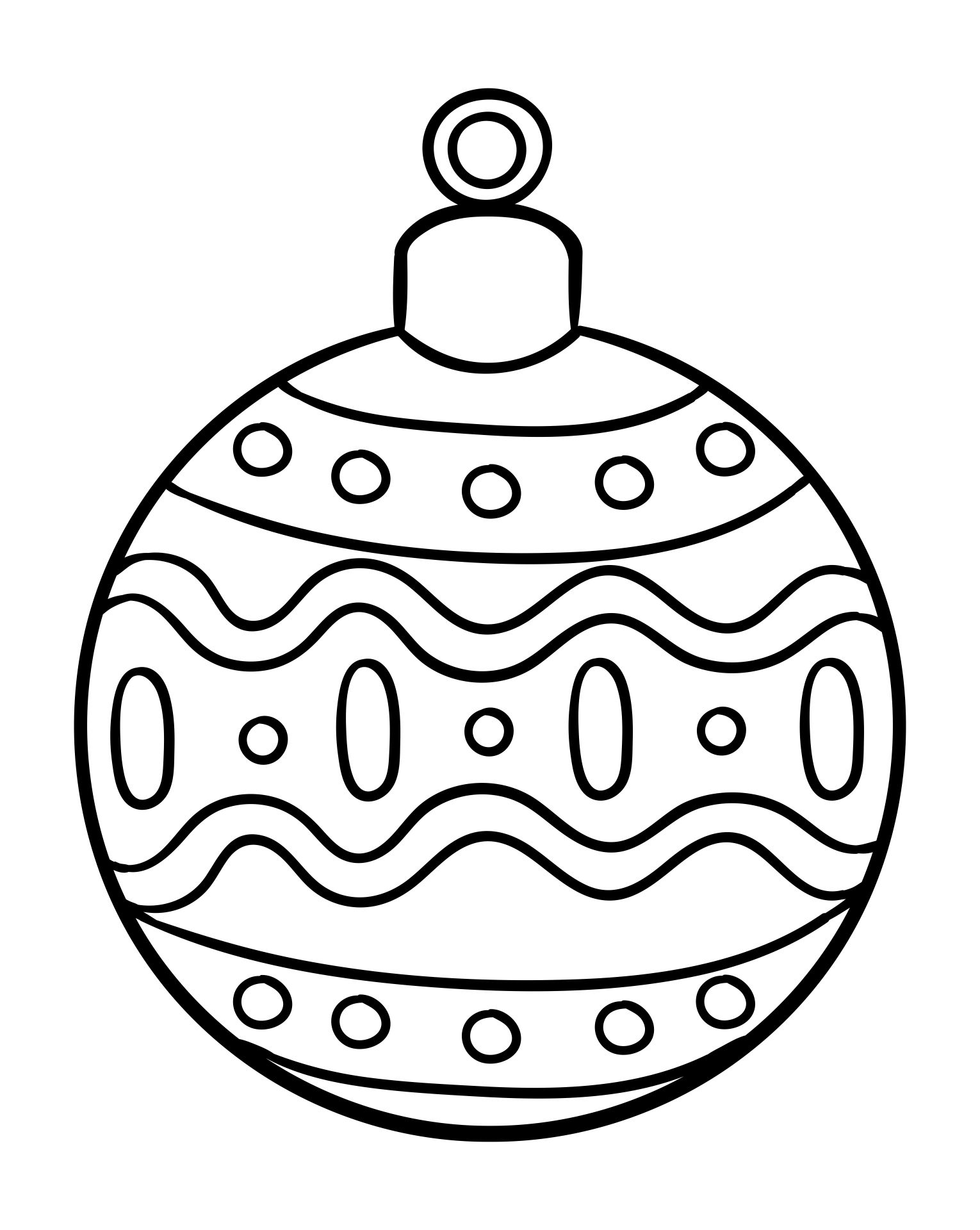 Ornament Coloring Template Elegant Christmas ornaments 15 Free Pdf Printables