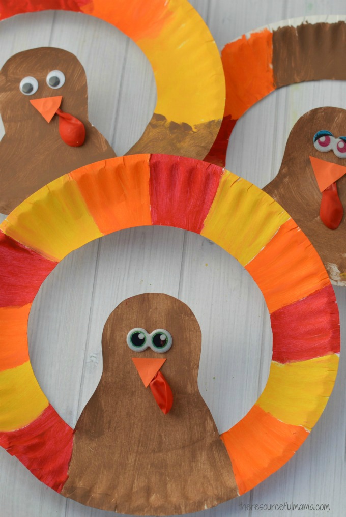 Paper Plate Turkey Craft Luxury Paper Plate Turkey Craft the Resourceful Mama