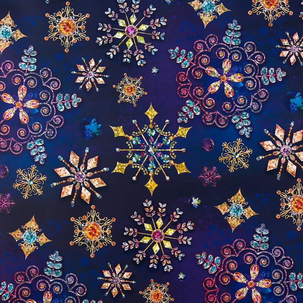 Papyrus Wrapping Paper Lovely Papyrus Jewel tone Snowflake Wrapping Paper