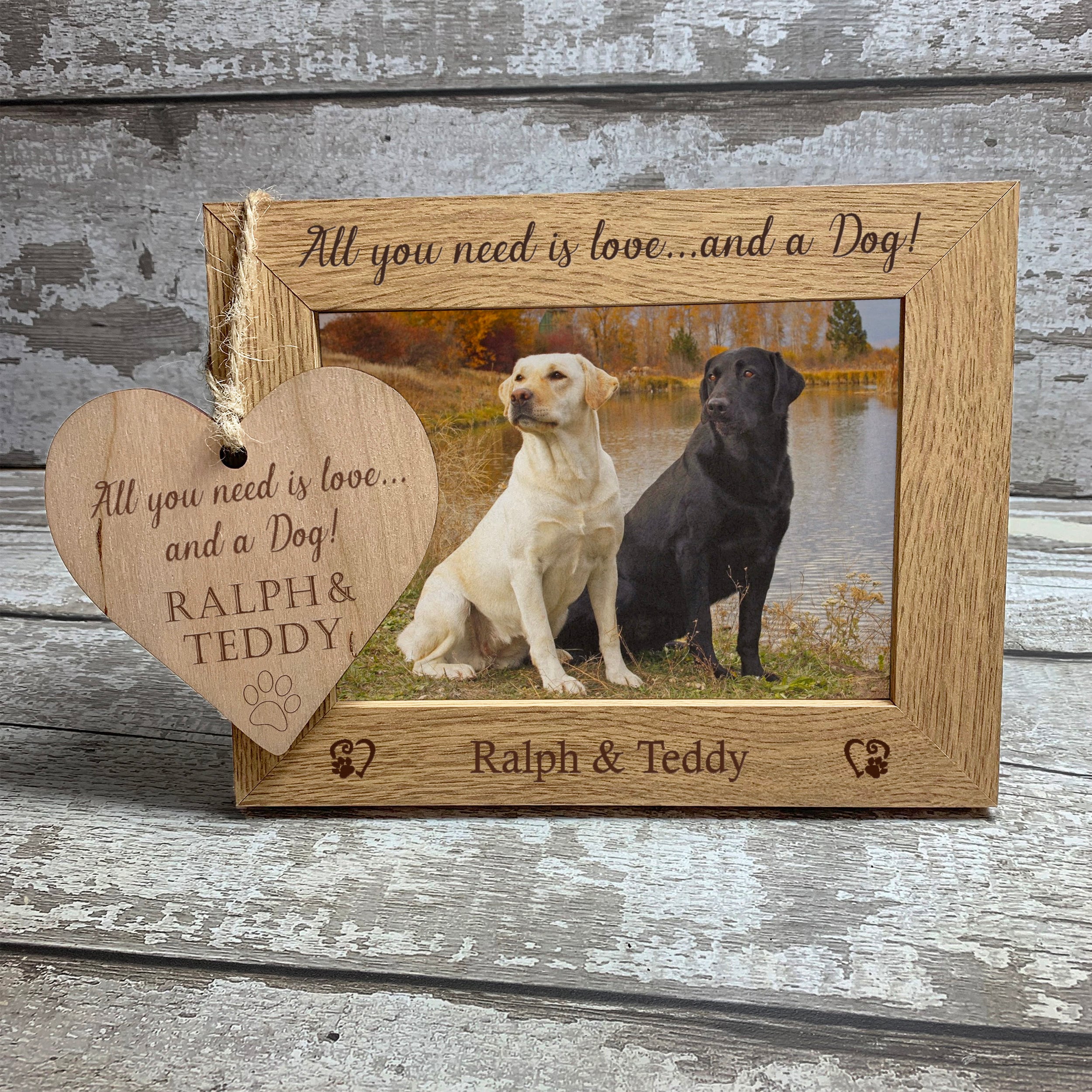 Personalised Dog Photo Frame Fresh Handmade Personalised Pet Frame Dog Lover Gift Dog