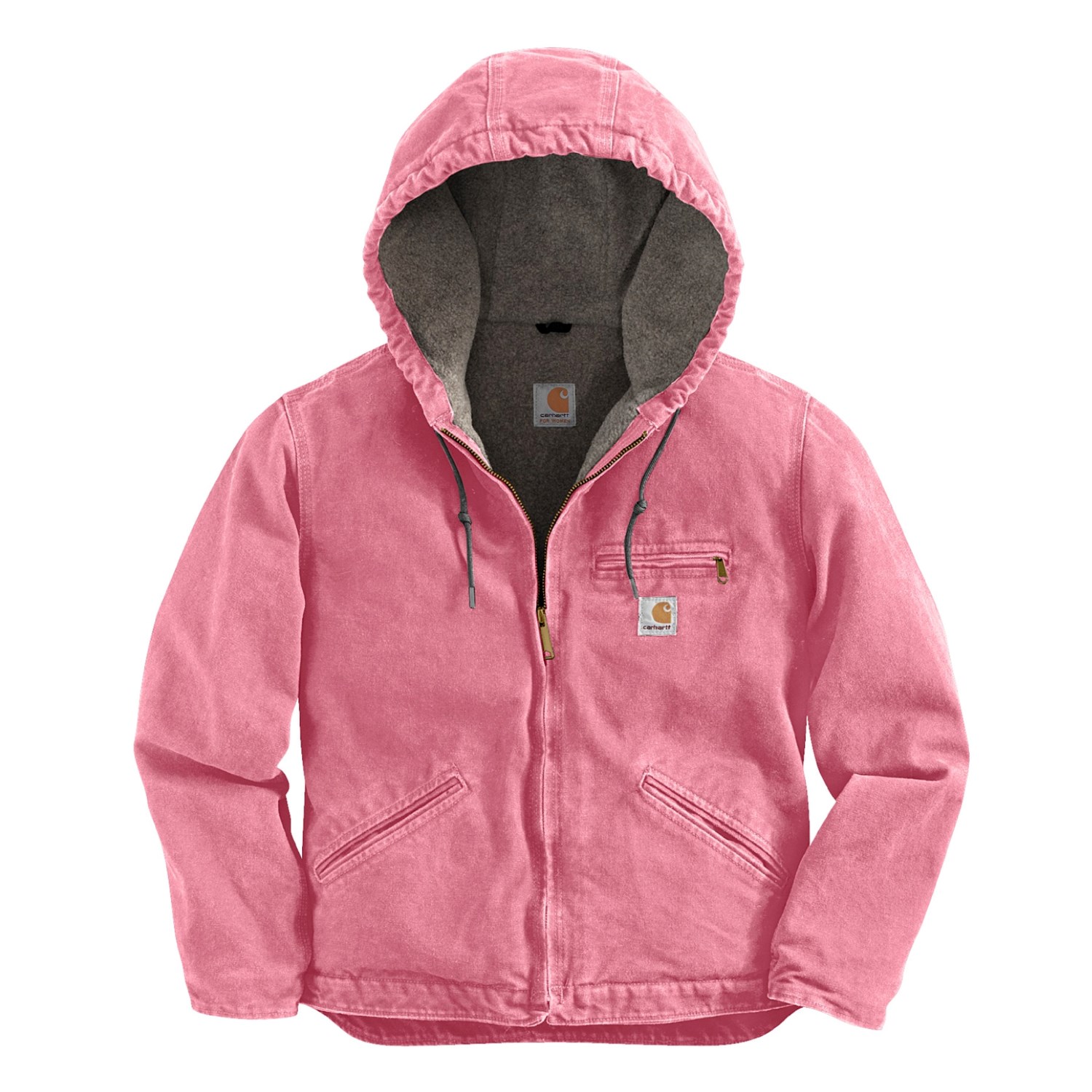 Pink Carhartt Jacket New Carhartt Sandstone Sierra Hooded Jacket with Sherpa Lining for Women