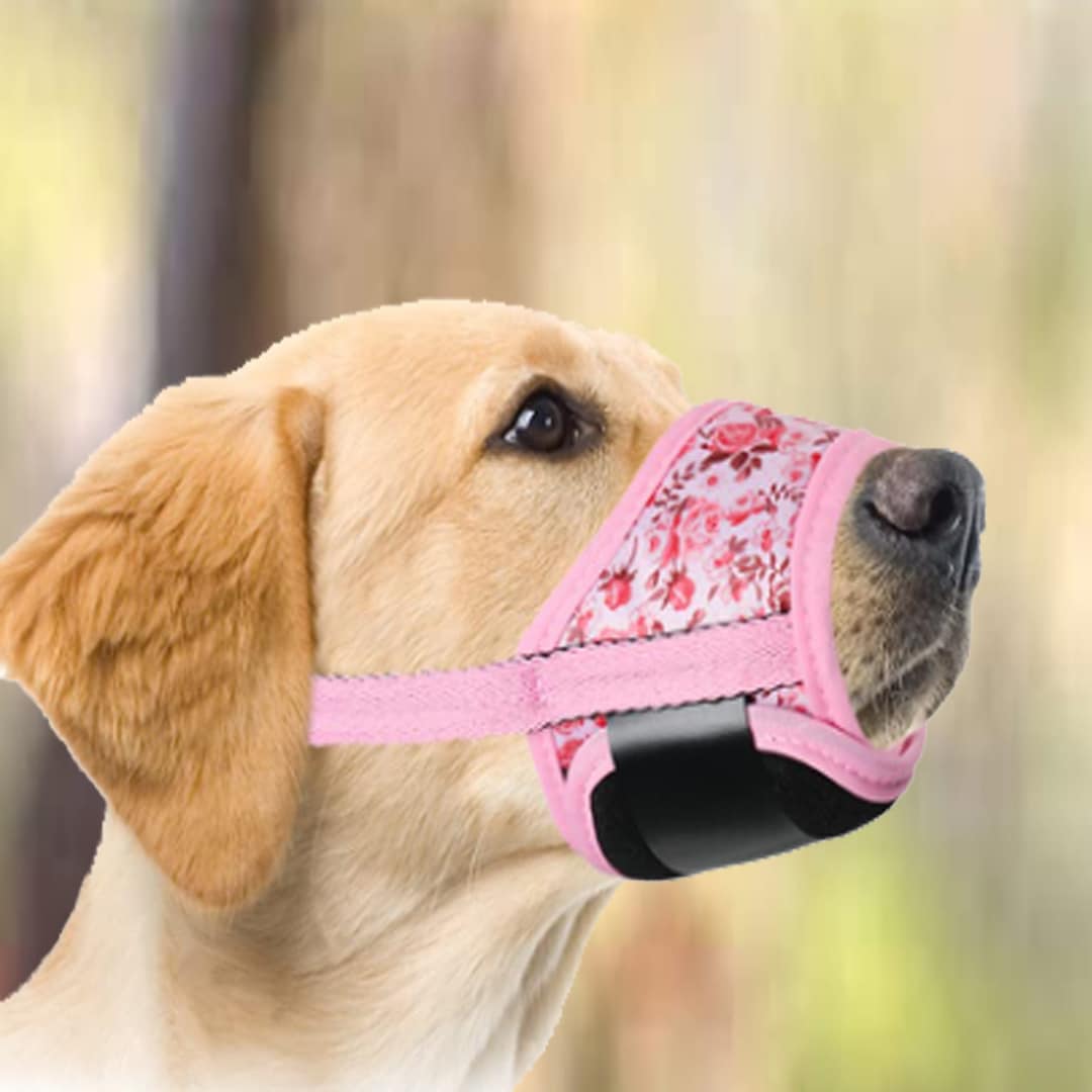 Pink Dog Muzzle New Handmade Pink Dog Muzzle for Small Medium Dogs soft Etsy