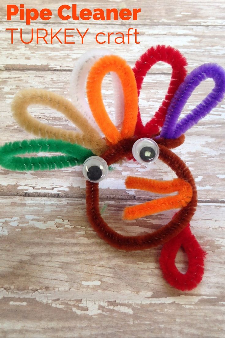 Pipe Cleaner Turkey Elegant This Easy Diy Pipe Cleaner Turkey Craft is A Perfect Fall Kids Craft