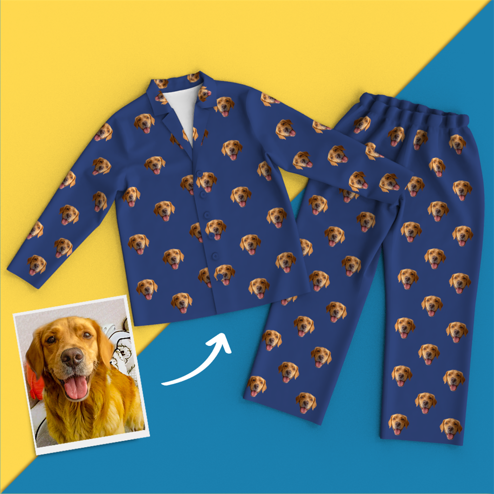 Pjs with Dogs Face On them Inspirational Custom Pajamas with Your Dog Face Custom Pajamas Gift for Pet