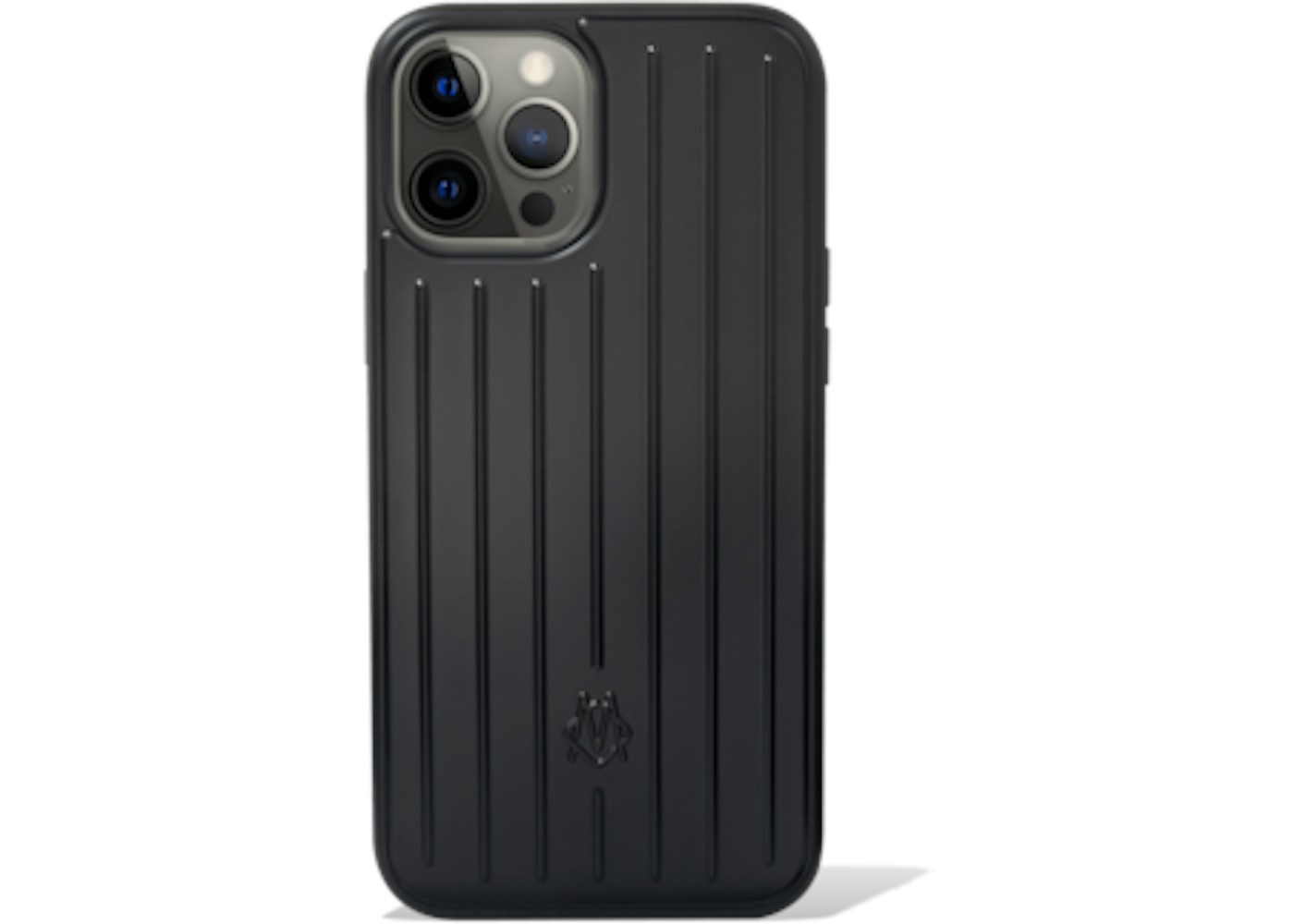 Polycarbonate Phone Case Lovely Rimowa Polycarbonate Matte Black Groove Case for iPhone 12 Pro Max In