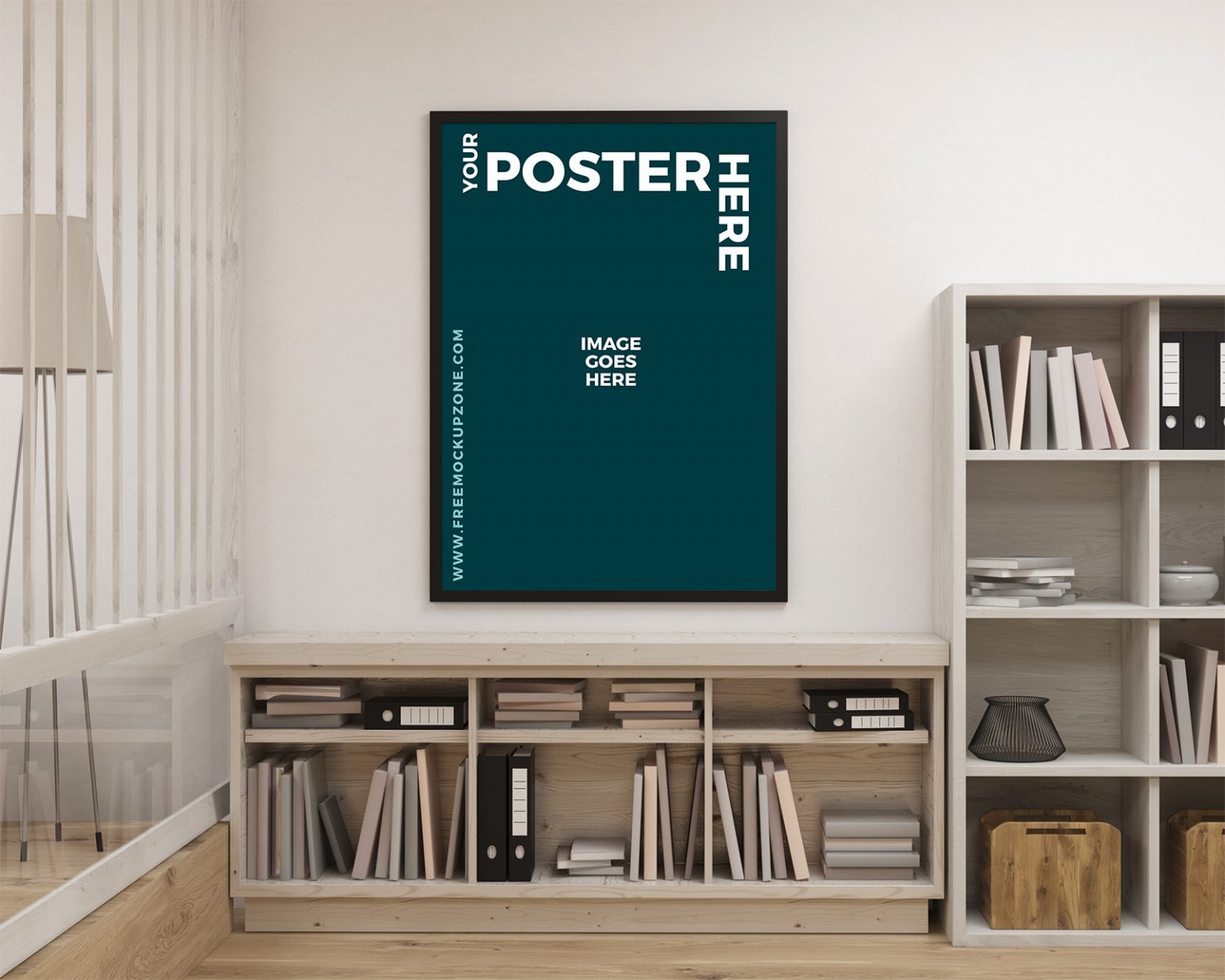 Poster Mock Up Lovely Free Interior Poster Mockup Psd — Free Mockup World