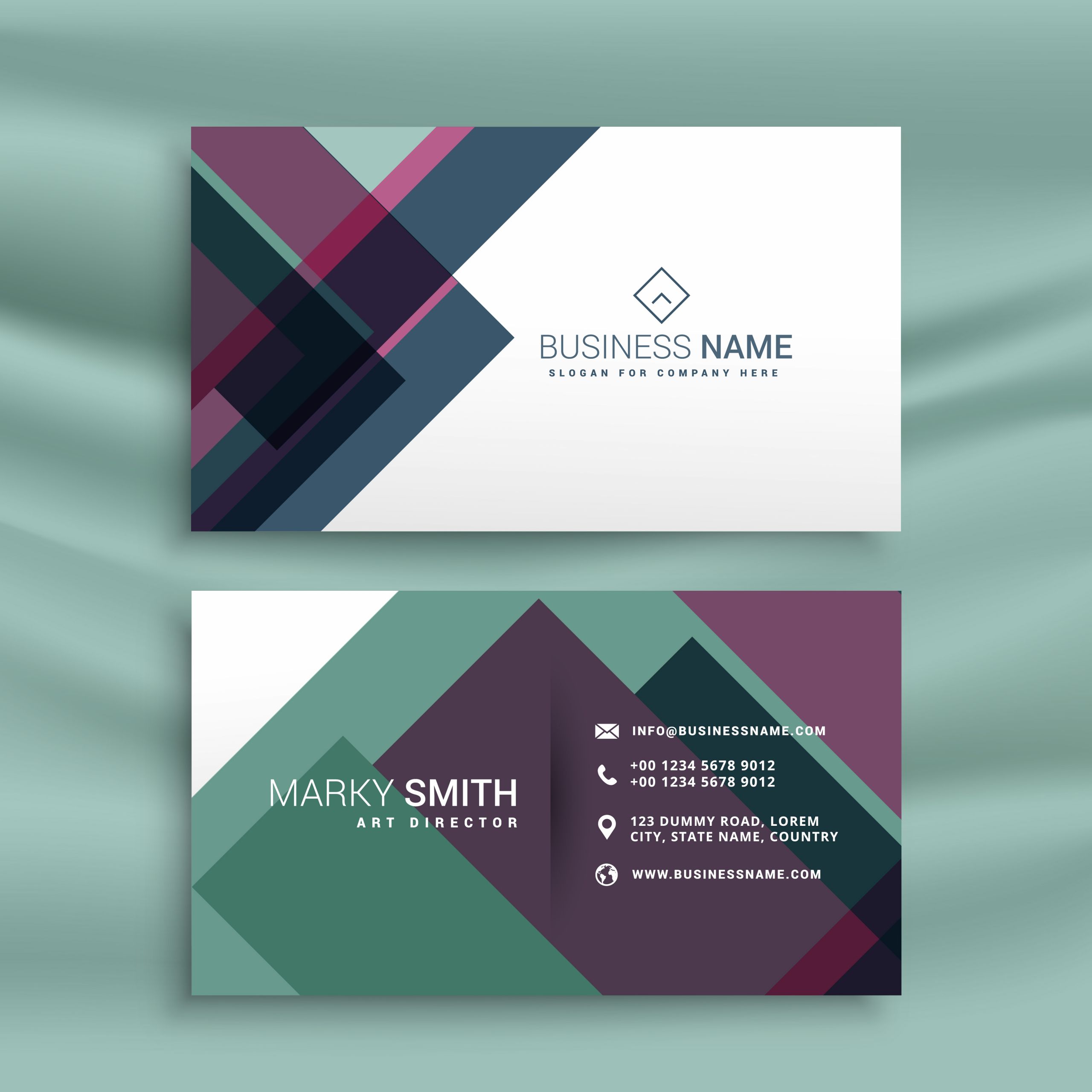 Powerpoint Business Card Template Luxury Powerpoint Business Card Template