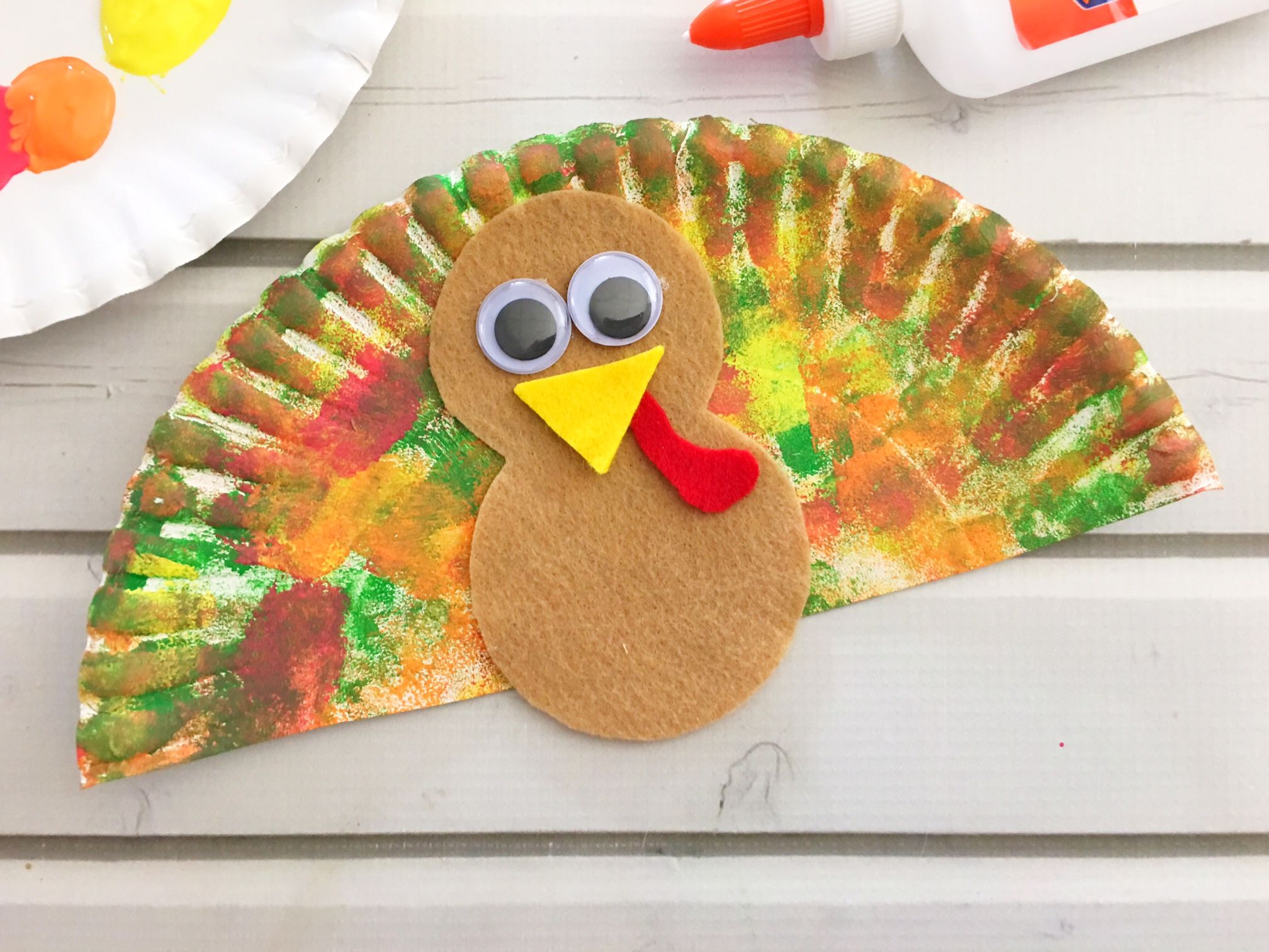 Preschool Thanksgiving Projects Luxury Paper Plate Turkey Craft for Preschoolers