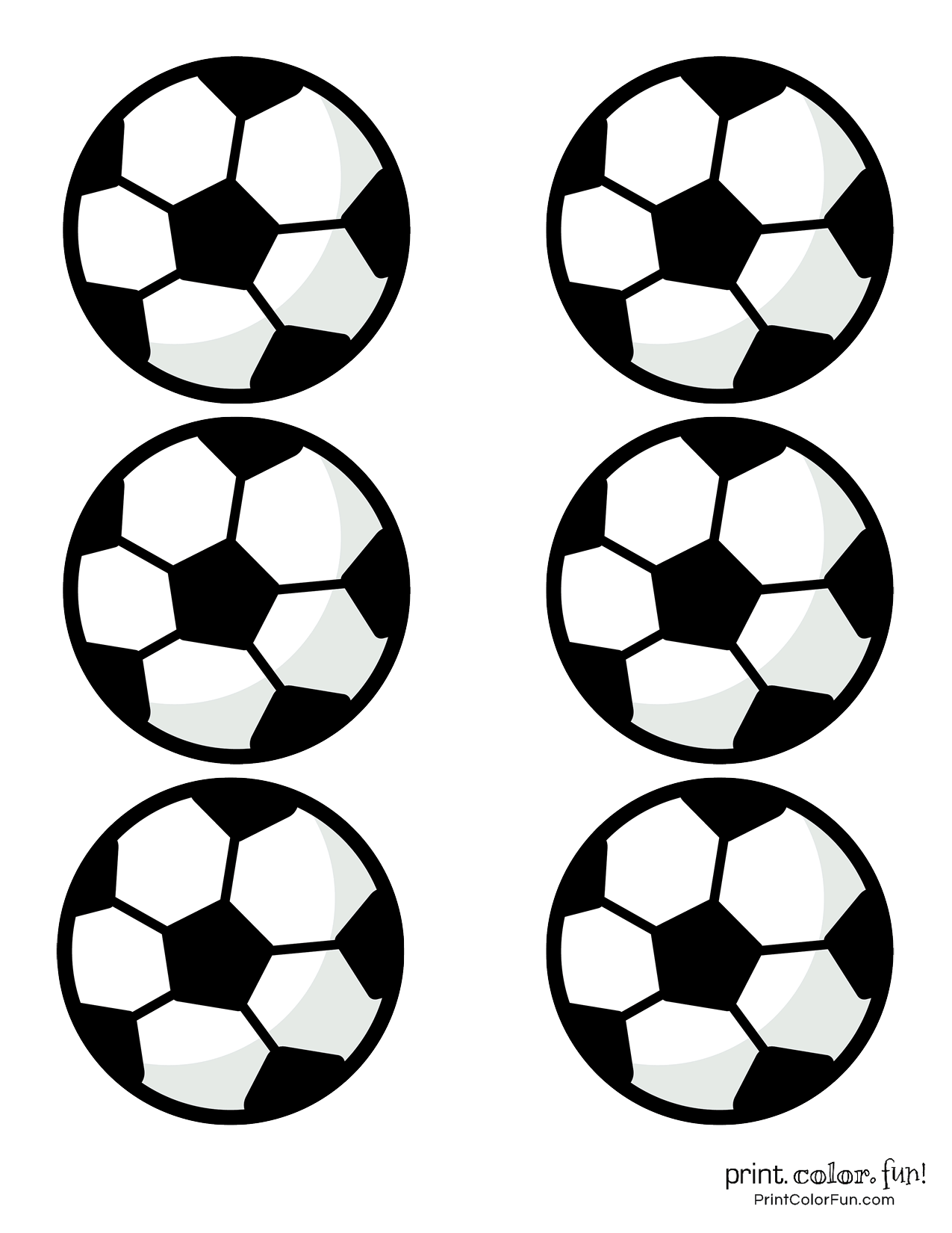 Printable Pictures Of soccer Balls Lovely soccer Ball Coloring Pages Print Color Fun