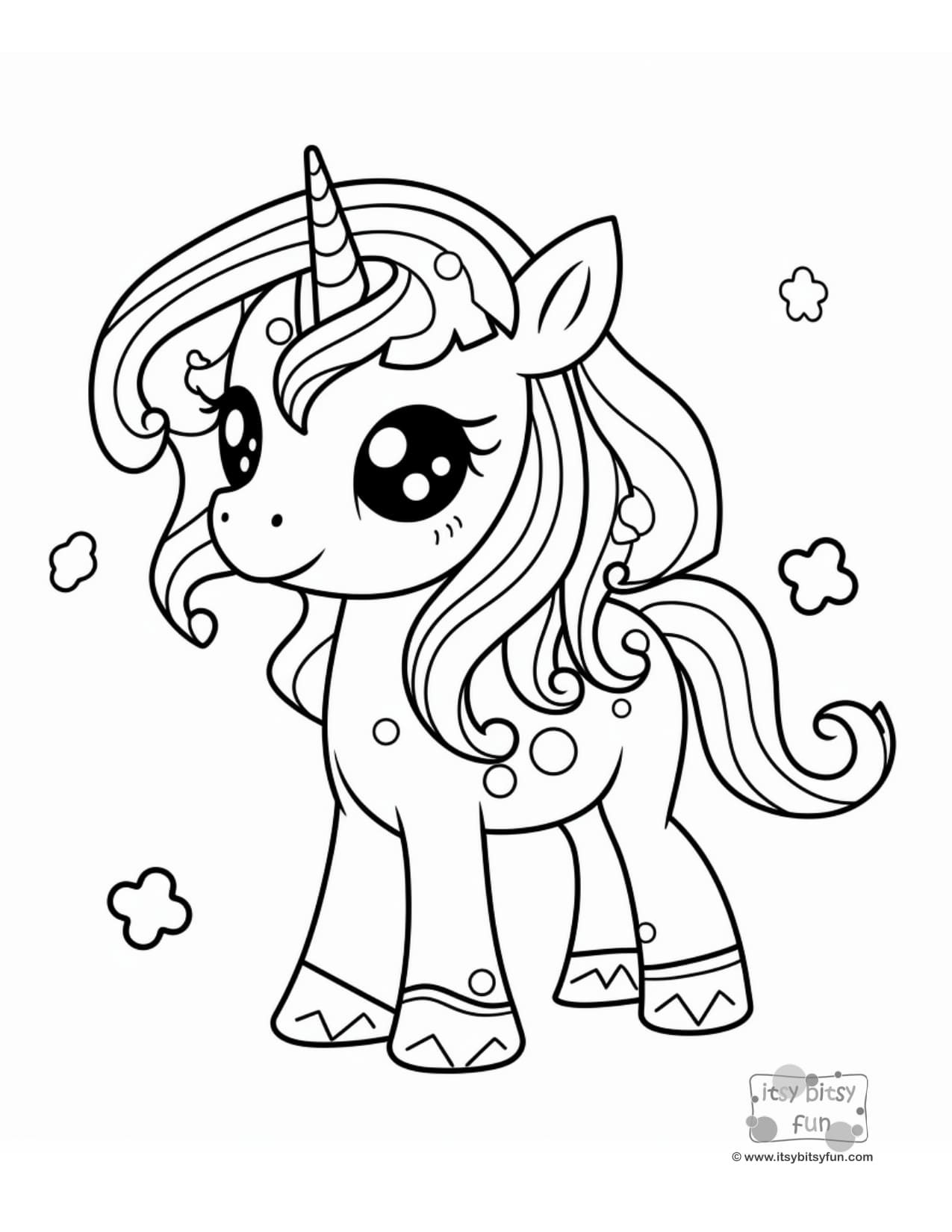 Printable Pictures Of Unicorns Best Of Free Printable Unicorn Coloring Pages Itsy Bitsy Fun