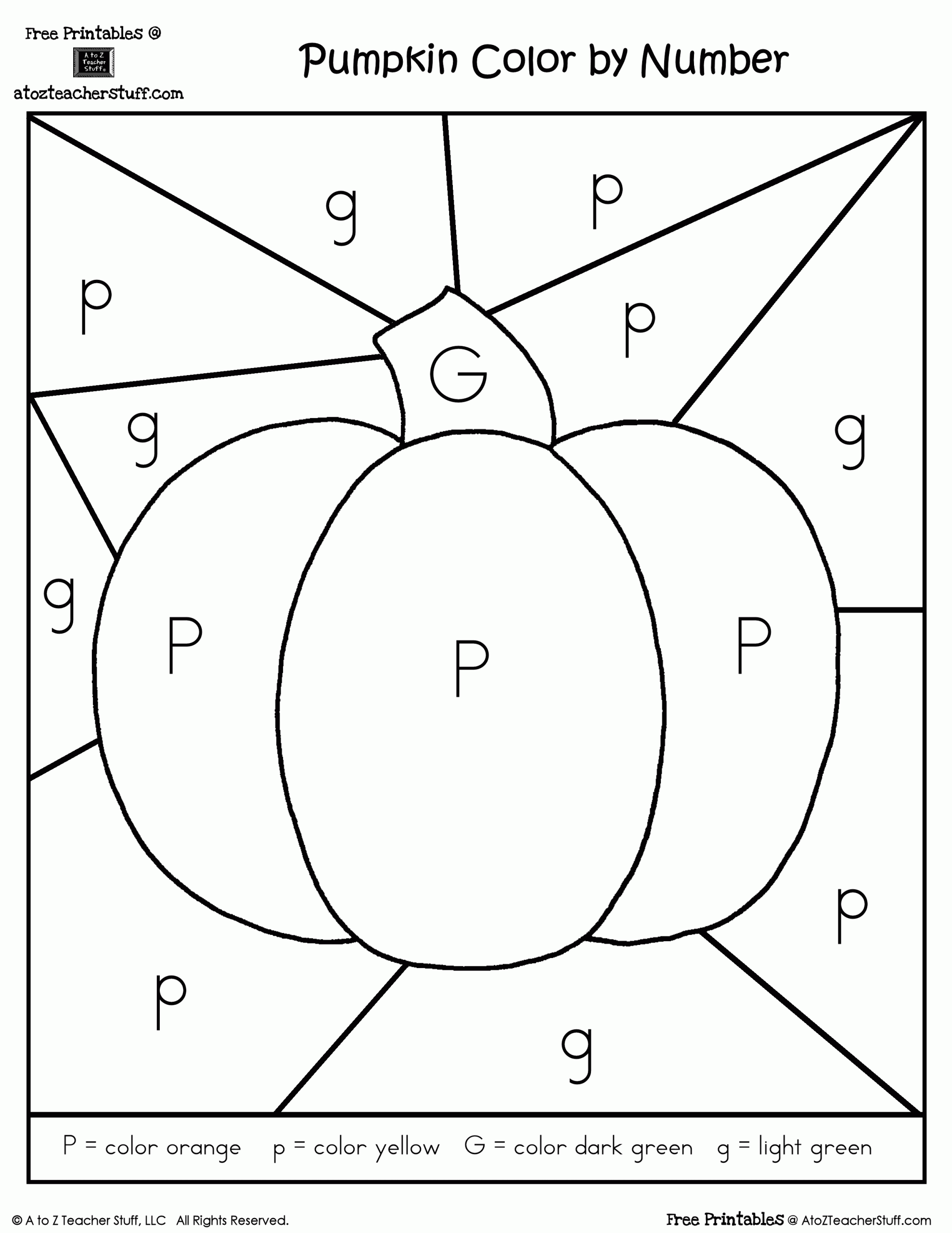 Pumpkin Color Worksheet Elegant Pumpkin Color by Number