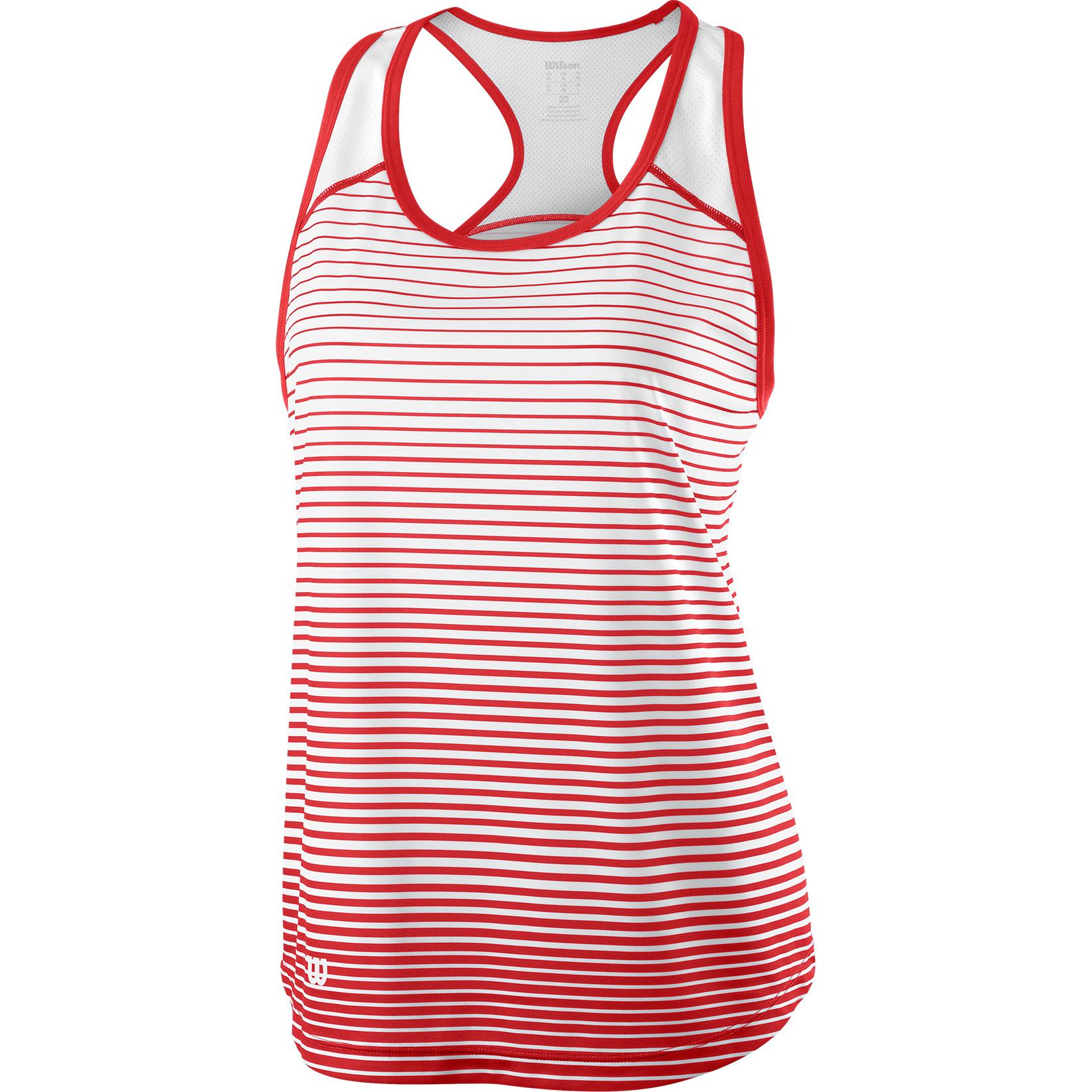 Red and White Striped Tank top Lovely Wilson Womens Striped Tank top Red White Tennisnuts