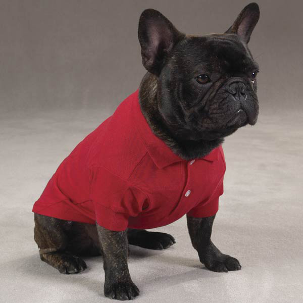 Red Shirt for Dog Awesome Polo Dog Shirt tomato Red