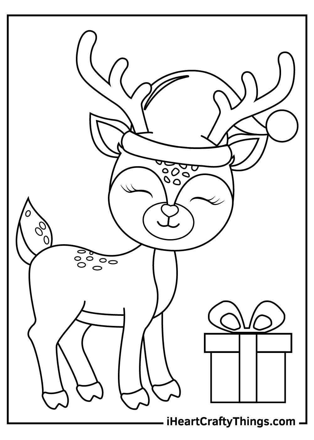 Reindeer for Coloring Lovely Christmas Reindeers Coloring Pages Updated 2021