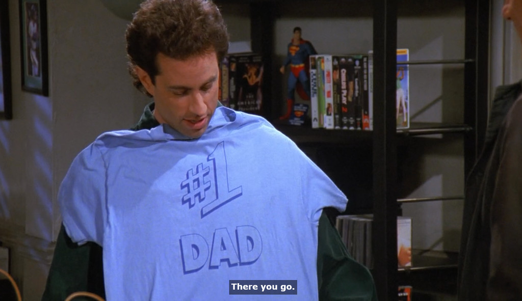 Seinfeld 1 Dad Shirt Beautiful 1 Dad Uni T Shirt Seinfeld