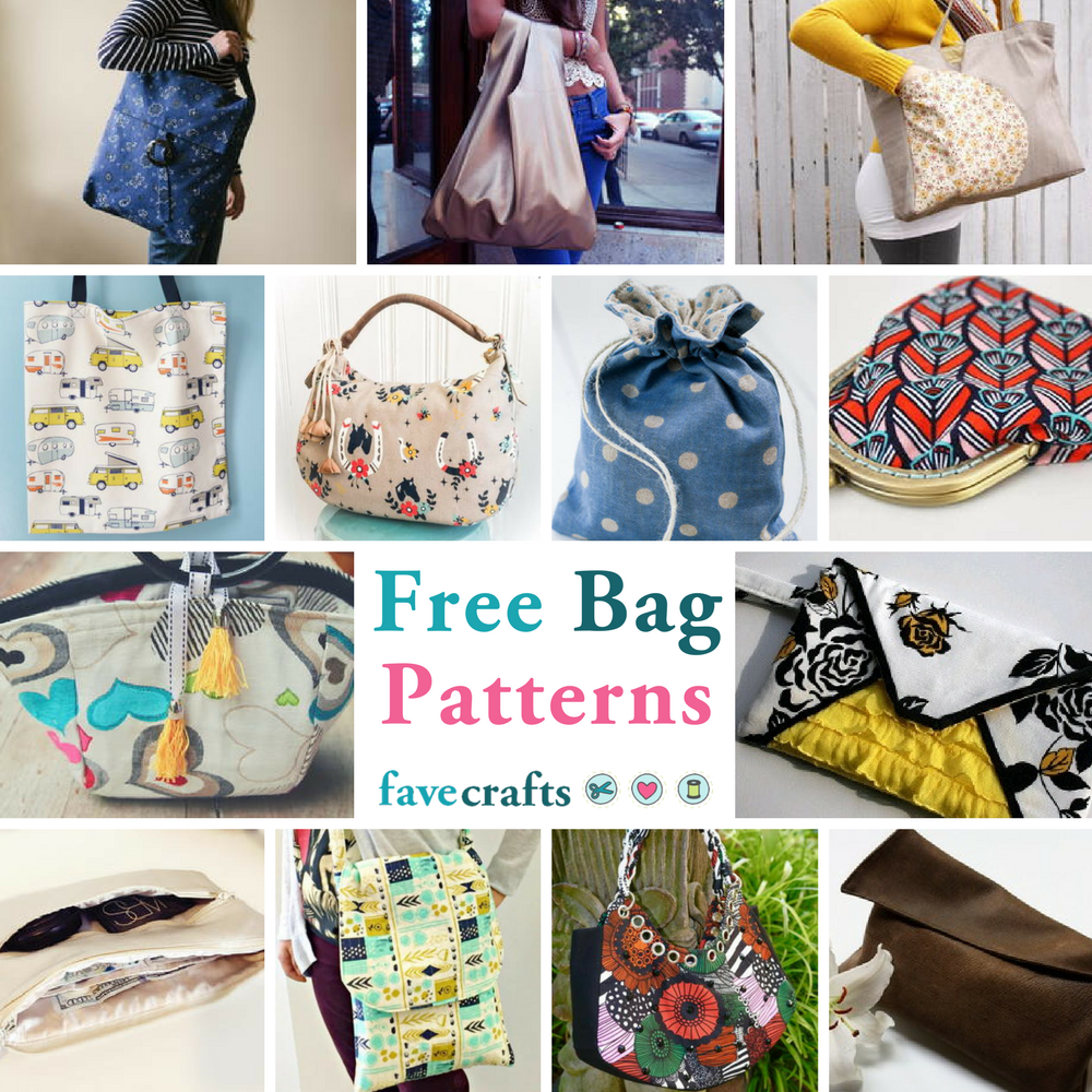 Sewing Patterns for Bags and totes Inspirational Free Bag Patterns 40 Sewing Patterns for Purses tote Bags and More