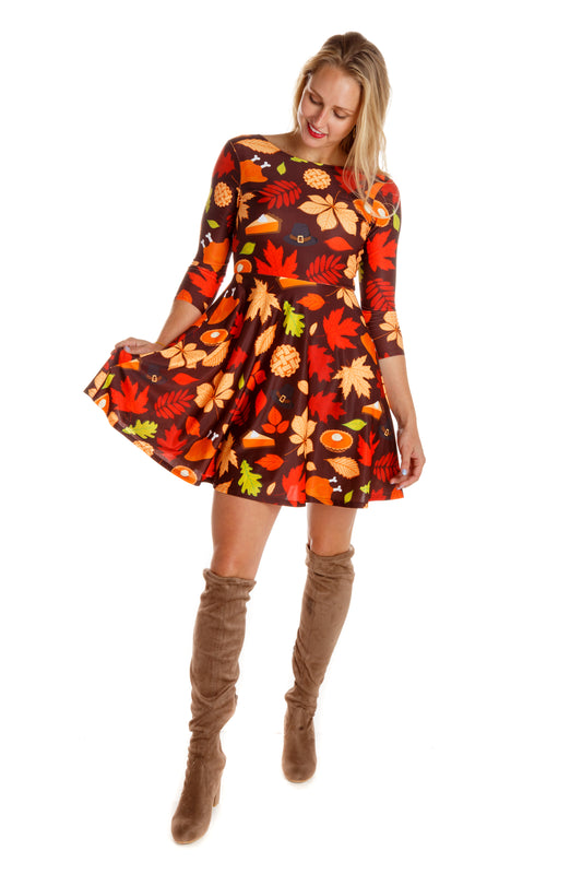 Sexy Outfits for Thanksgiving Lovely Thanksgiving Long Sleeve Dress