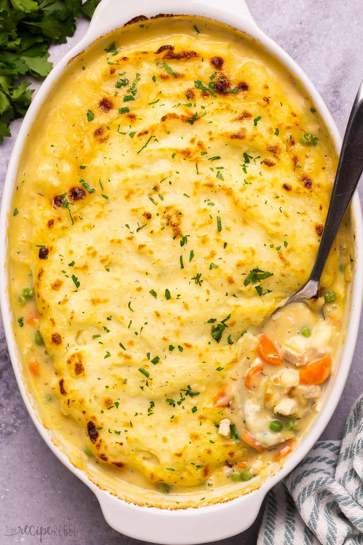 Shepherd&amp;#039;s Pie From Thanksgiving Leftovers Fresh Creamy Turkey Shepherd S Pie Using Thanksgiving Leftovers