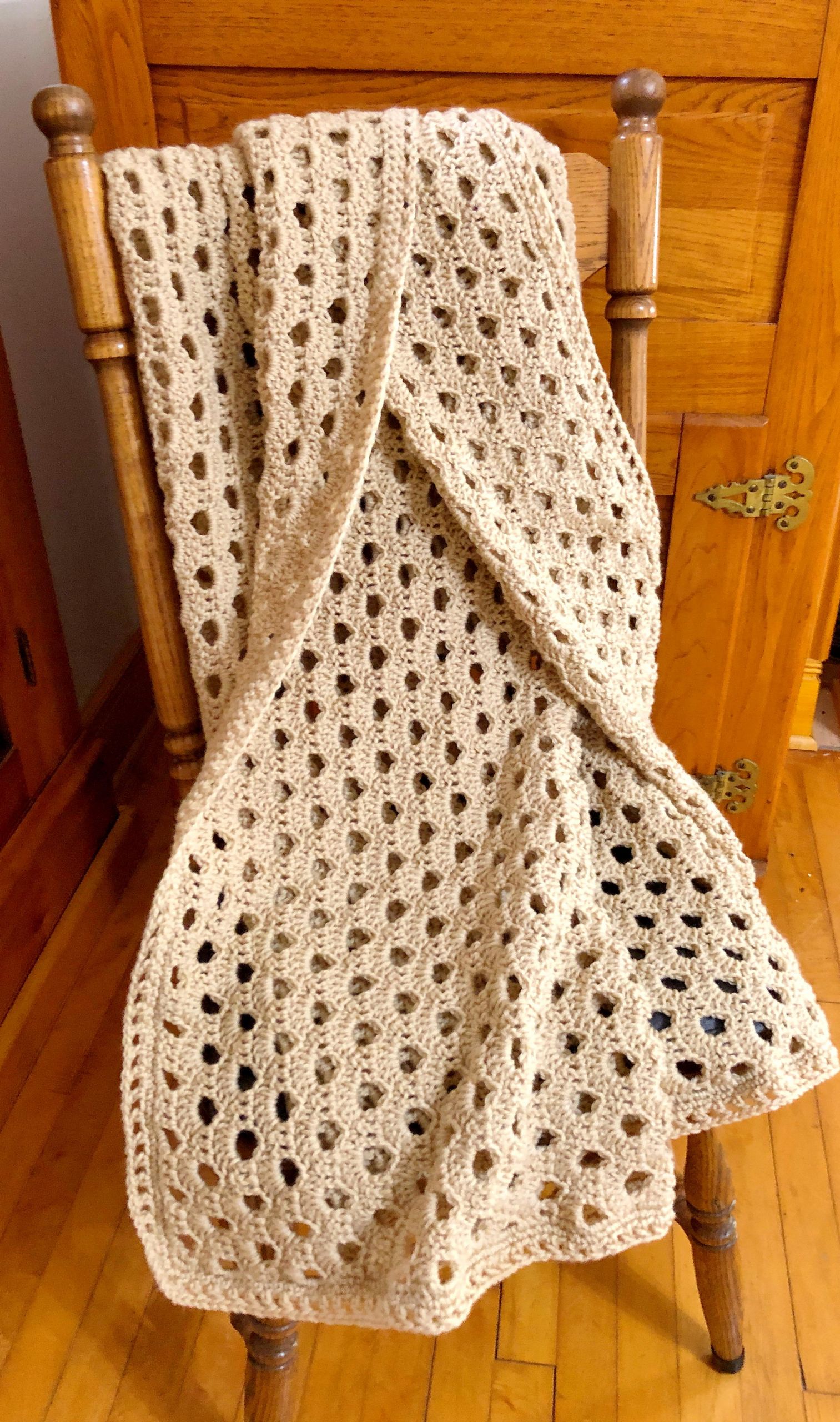 Simple Crochet Blanket Luxury Classically Simple Crochet Shell Blanket