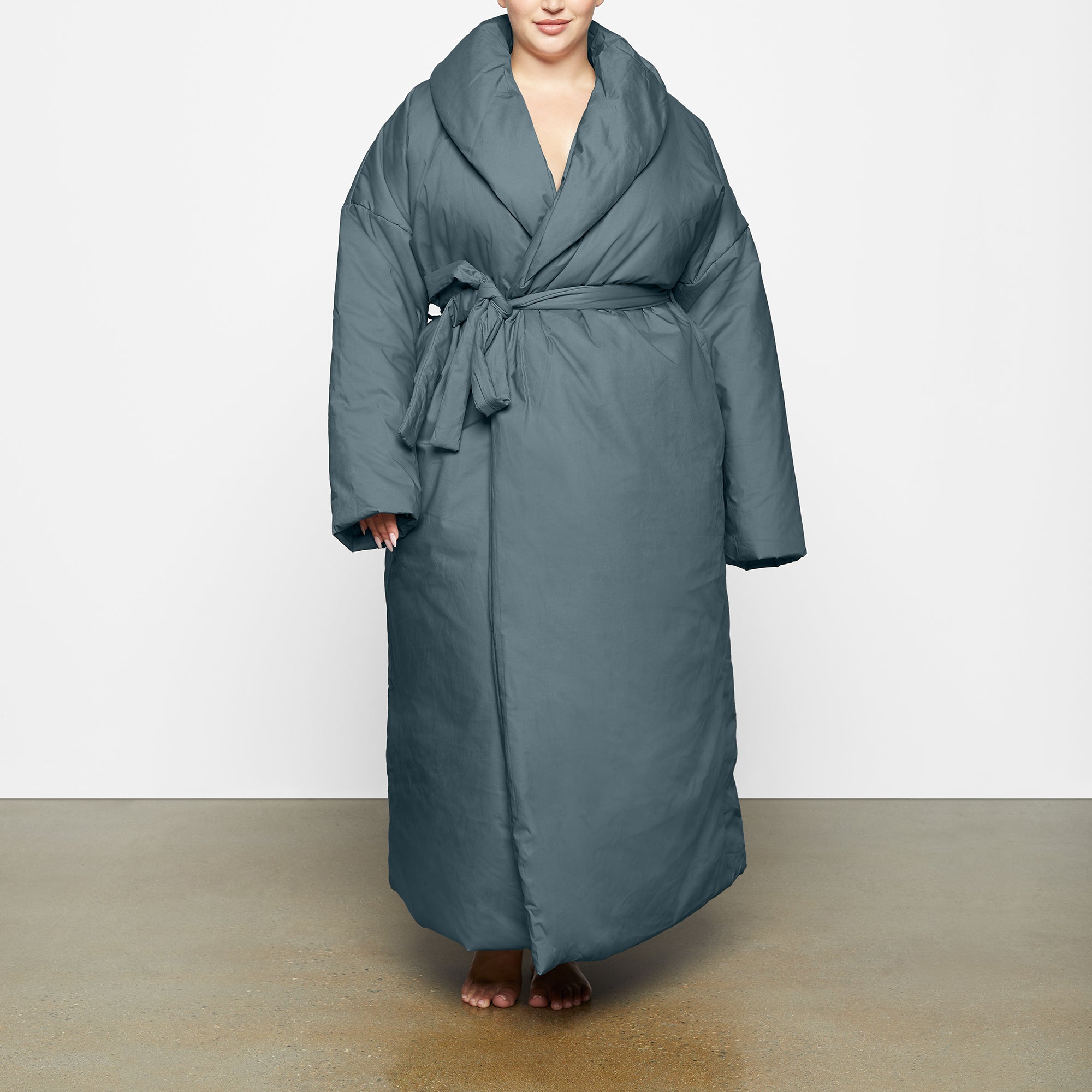 Skims Duvet Robe Lovely Cotton Duvet Robe Kyanite