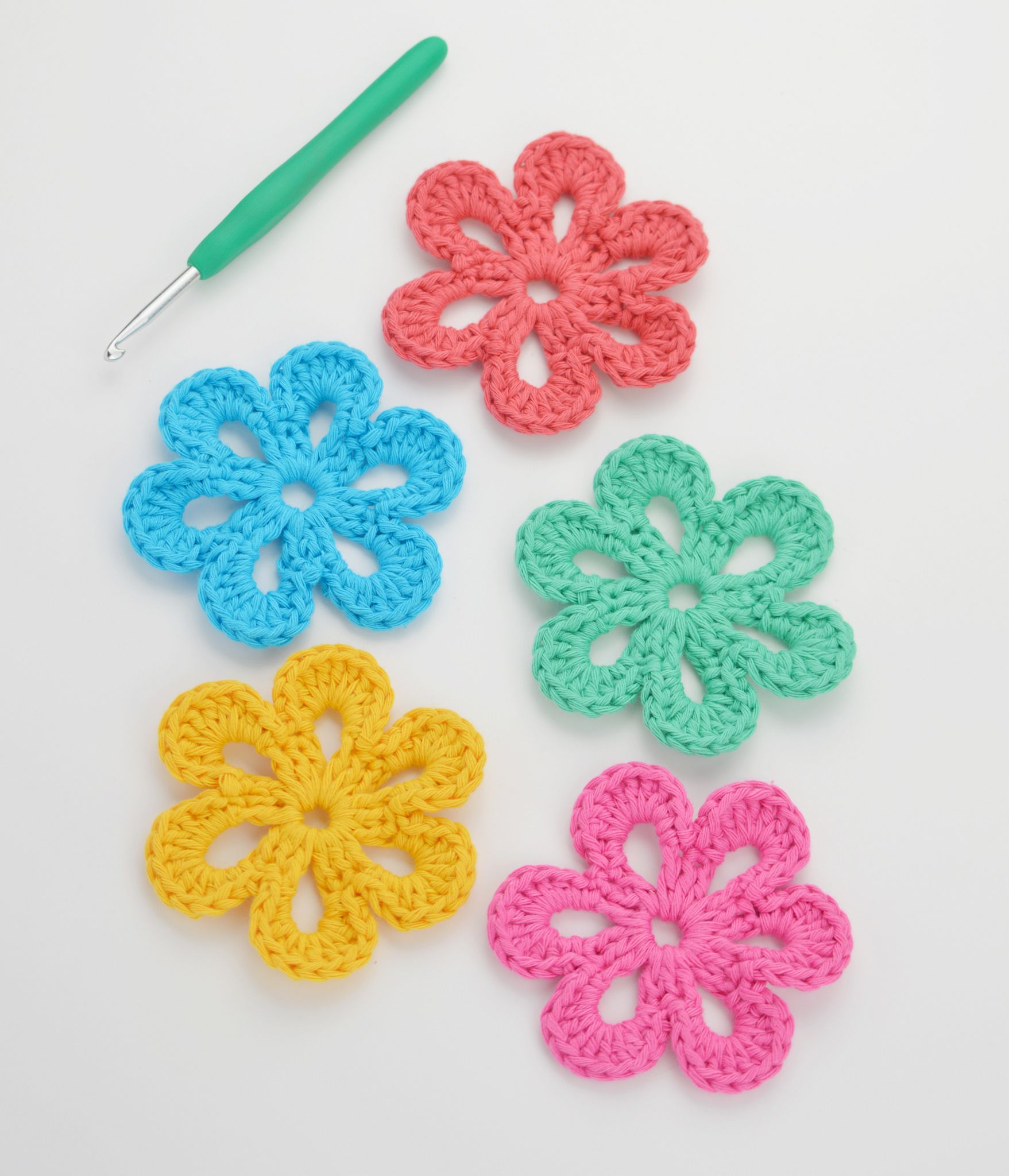 Small Crochet Flower Pattern Elegant Easy Free Crochet Flower Pattern