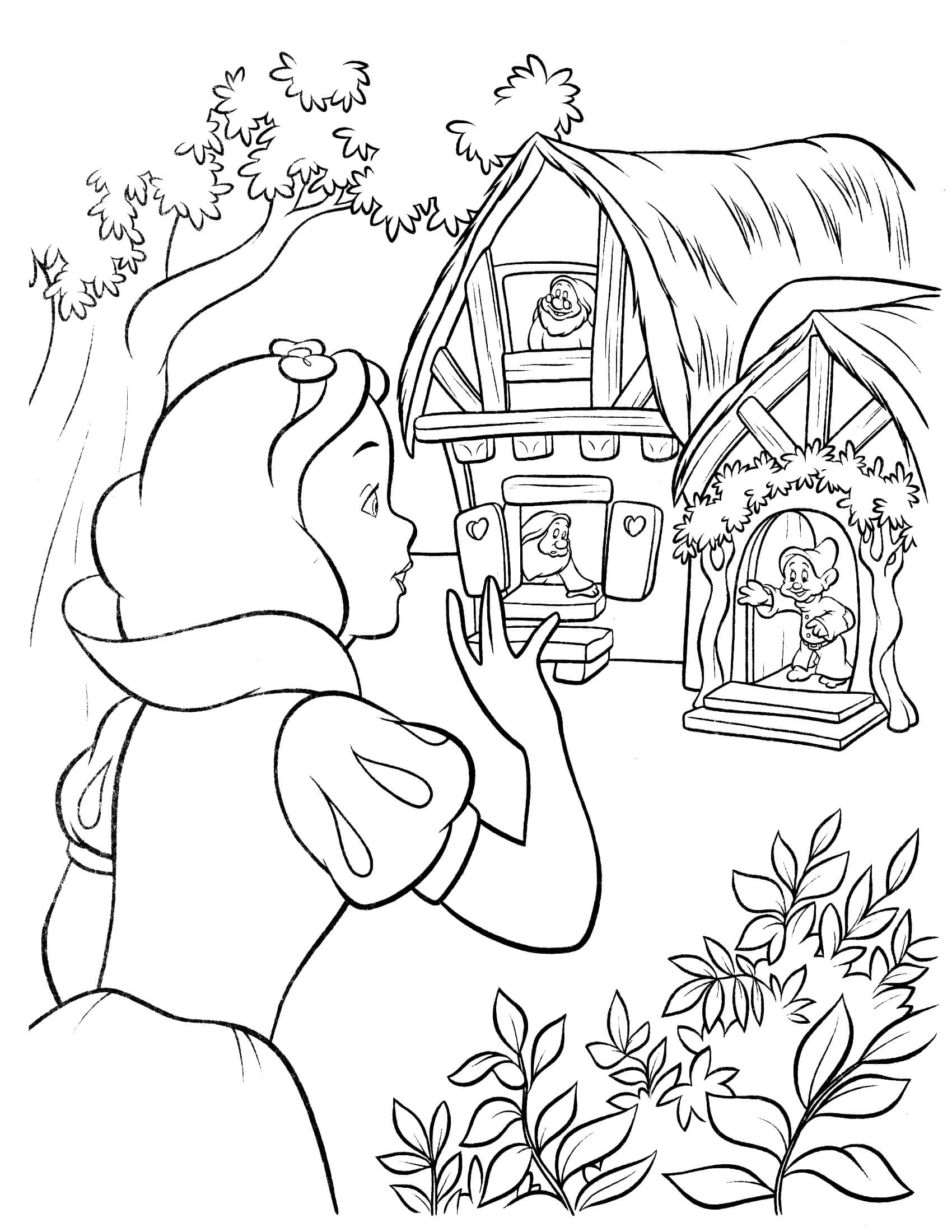 Snow White Coloring Sheet Lovely Snow White Coloring Pages Best Coloring Pages for Kids