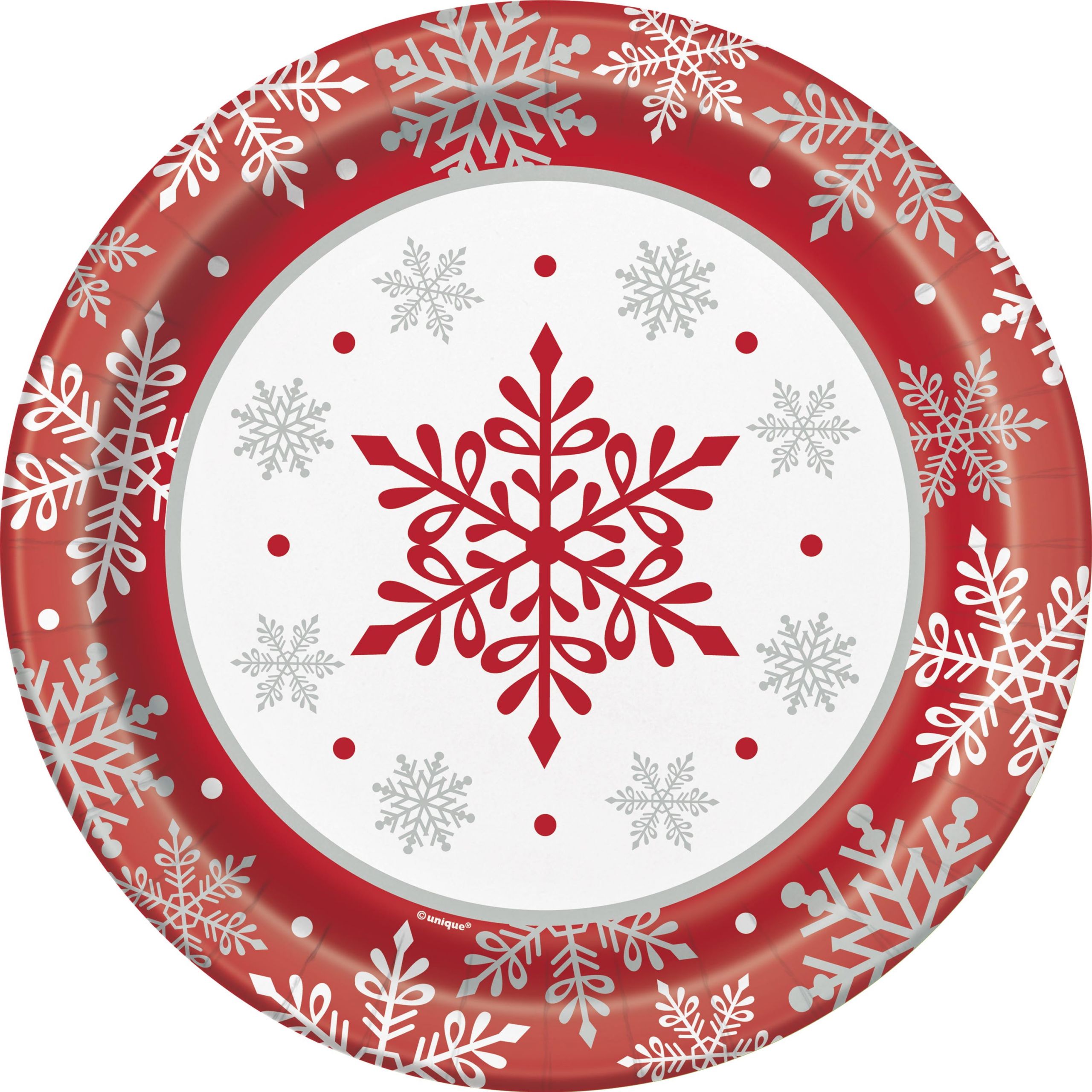 Snowflake Paper Plates Unique Snowflakes Holiday Paper Dinner Plates 9in 20ct Walmart