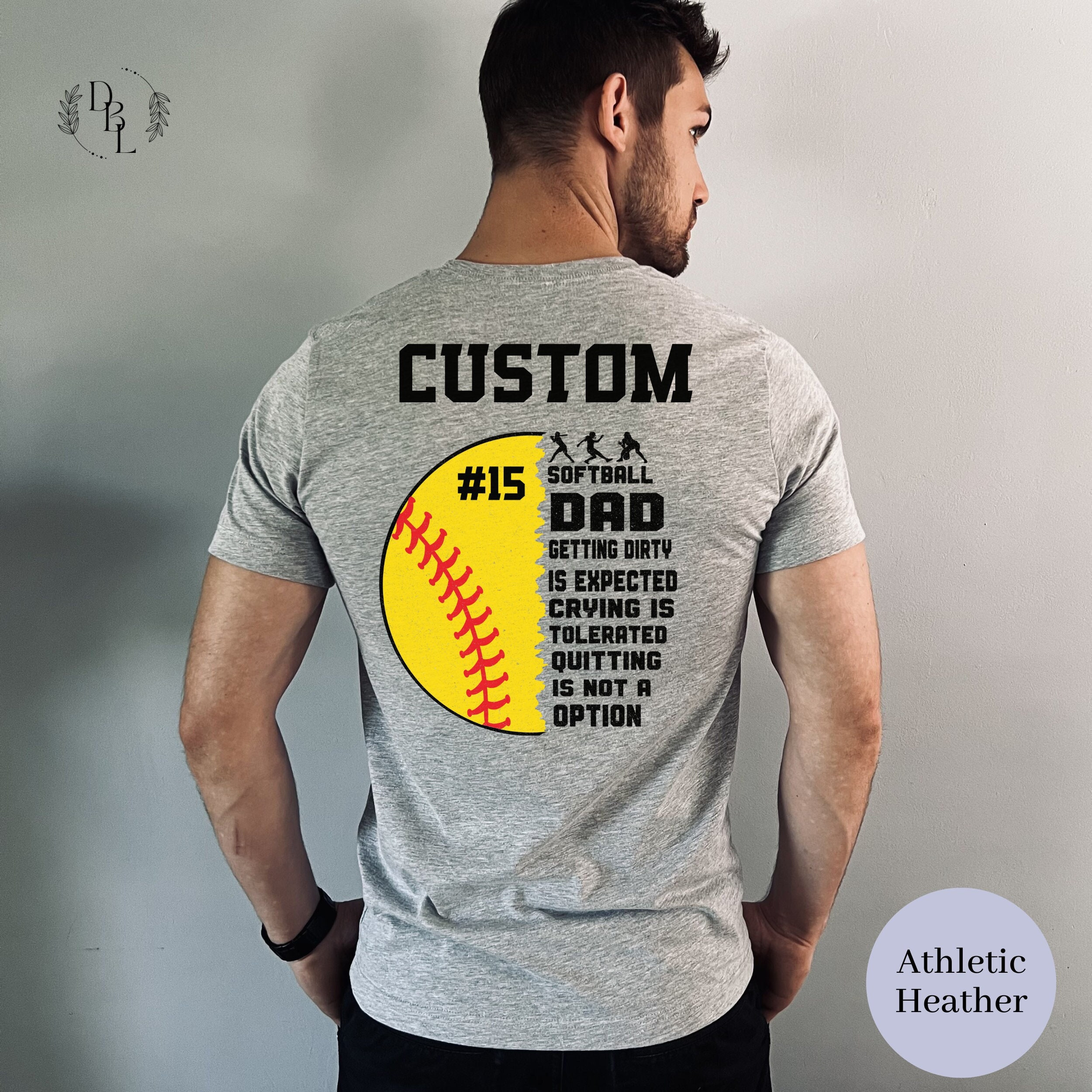 Softball Dad T Shirts Best Of Custom softball Dad T Shirt Uni Tee softball Dad Shirt softball