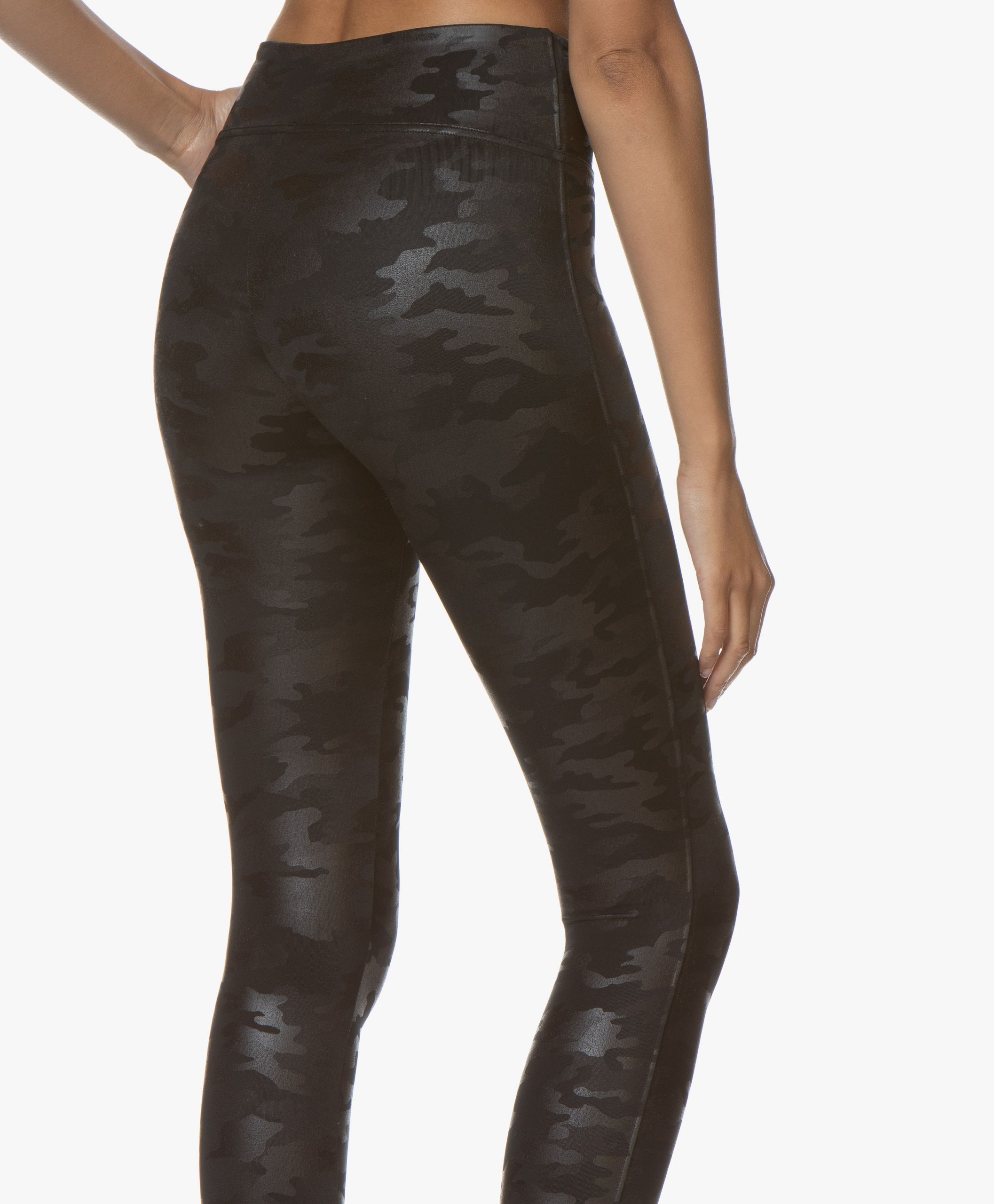 Spanx Camo Leggings Beautiful Spanx Faux Leather Camo Leggings Matte Black Spx R 9986