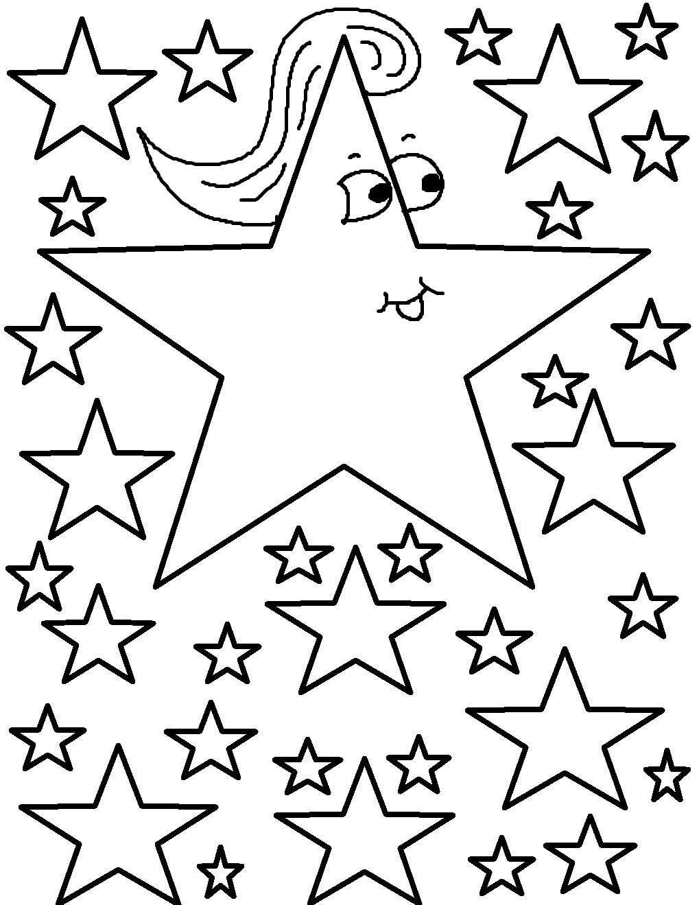 Star Coloring Sheets Awesome Free Printable Star Coloring Pages for Kids