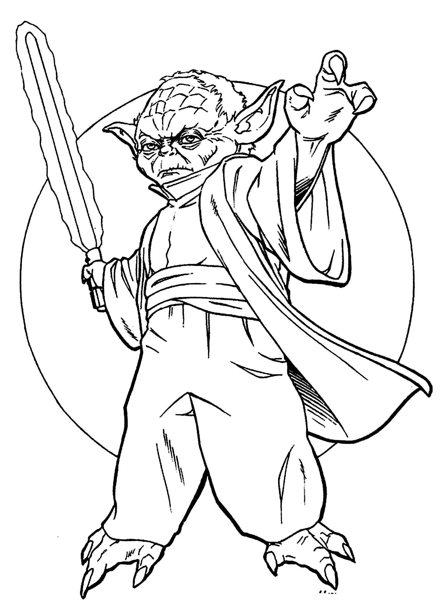 Star Wars Coloring Pictures Fresh Star Wars Yoda Star Wars Coloring Pages for Kids