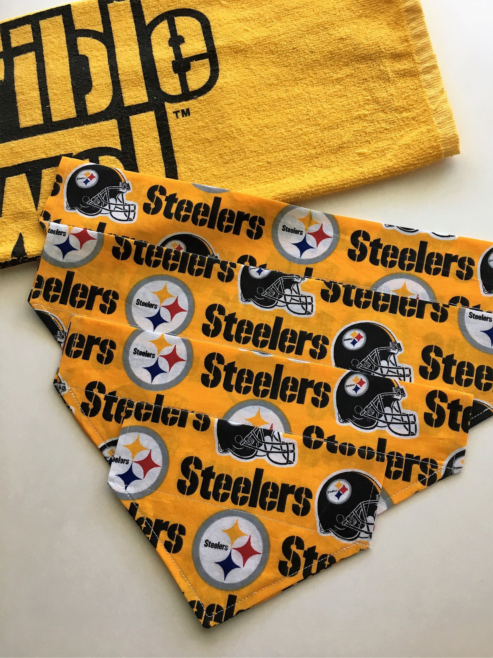 Steelers Dog Bandana Fresh Steelers Dog Bandana Ready to Ship Pittsburgh Steelers Dog