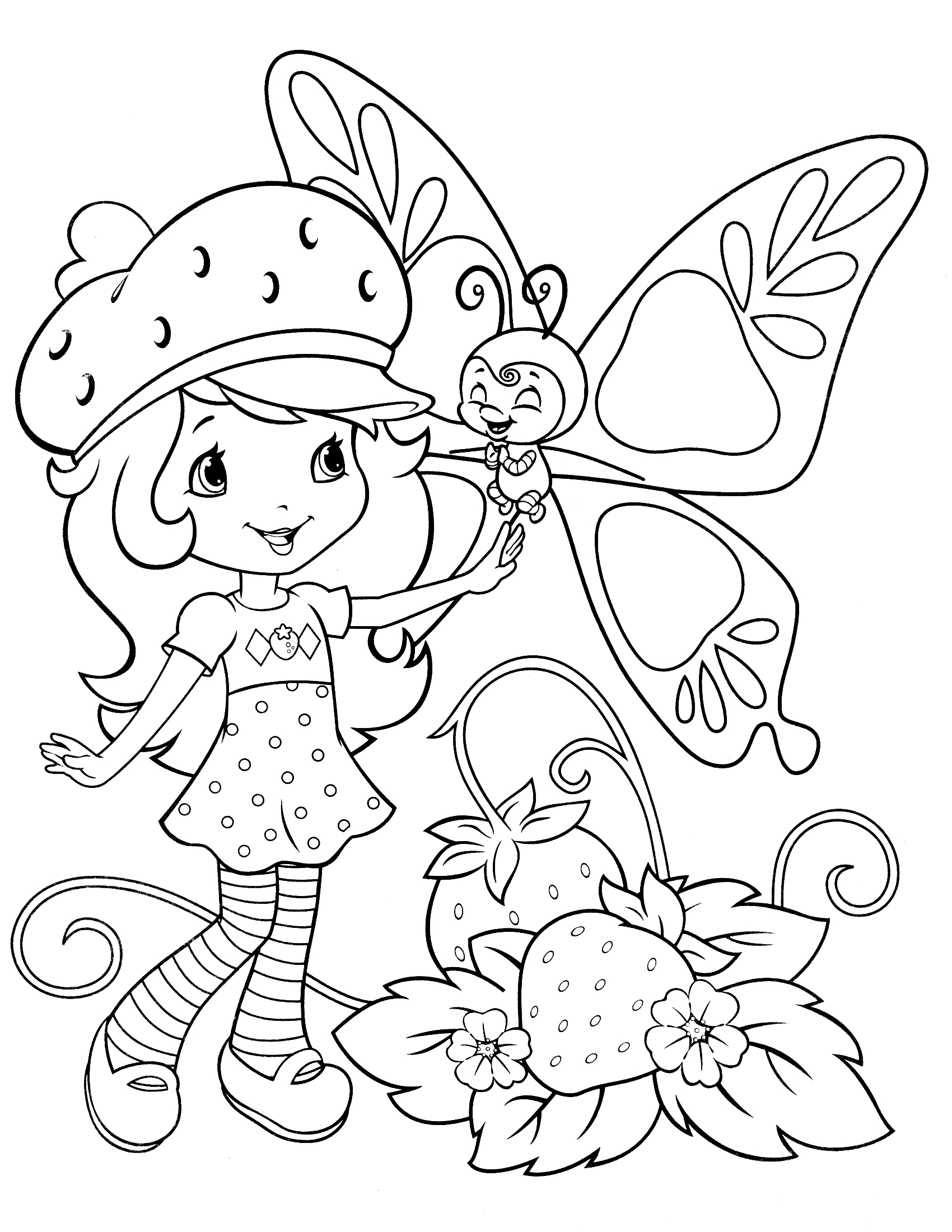 Strawberry Shortcake Coloring Page Luxury Free Printable Strawberry Shortcake Coloring Pages – Coloringme