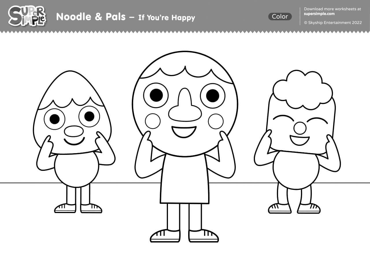 Super Simple Coloring Pages Unique if You Re Happy Coloring Page Super Simple