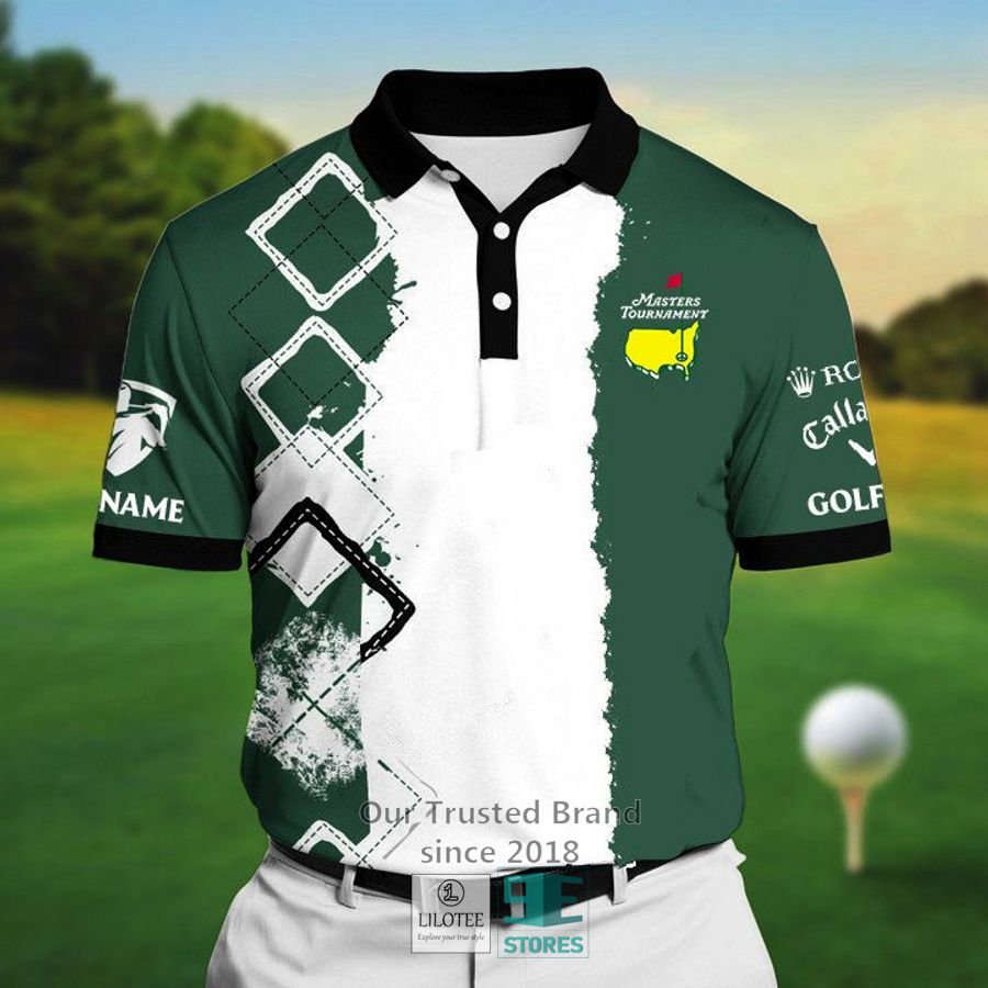 Team Golf Shirts Awesome Personalized Rolex Callaway Masters tournament Golf Polo Shirt Lilotee