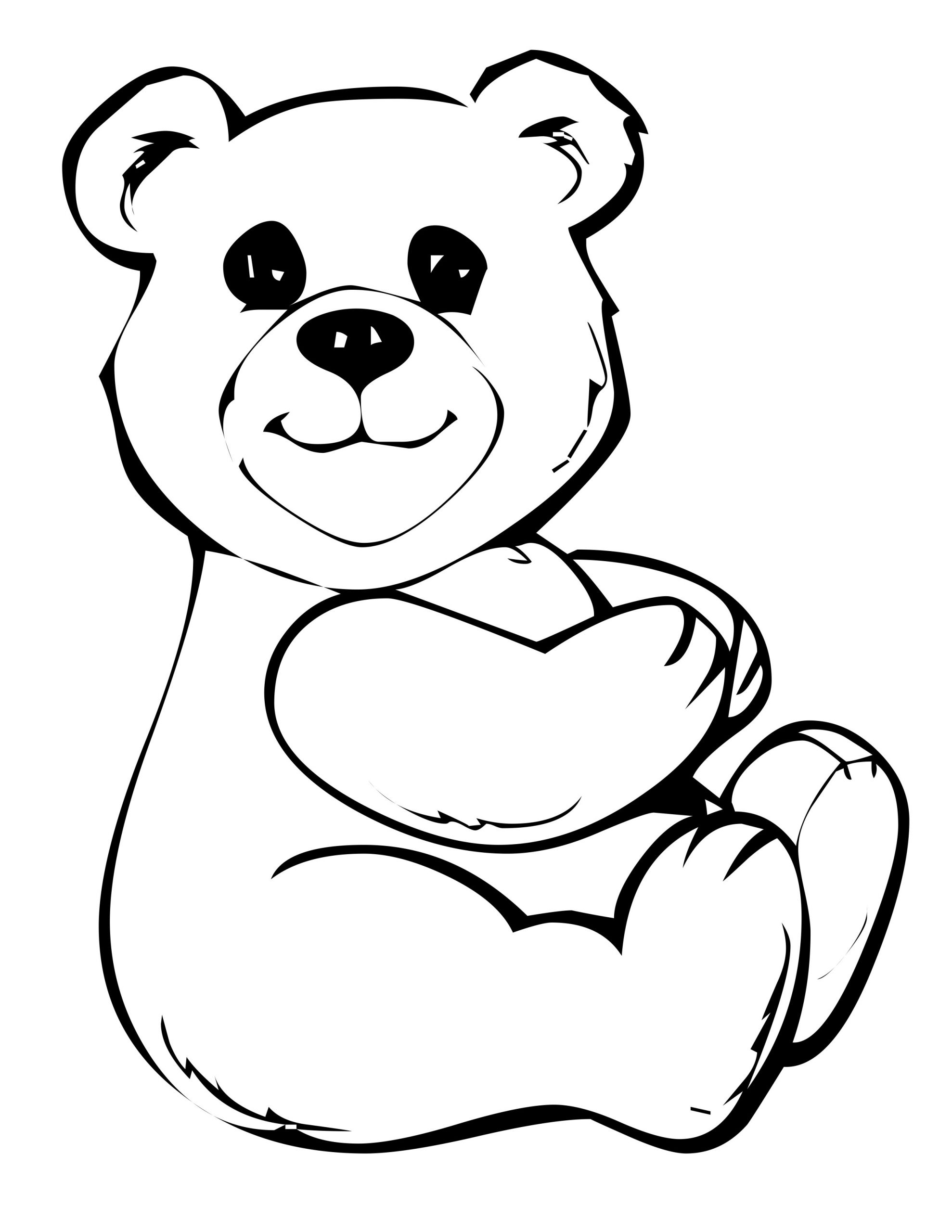 Teddy Bear Coloring Sheets Inspirational Free Printable Teddy Bear Coloring Pages for Kids