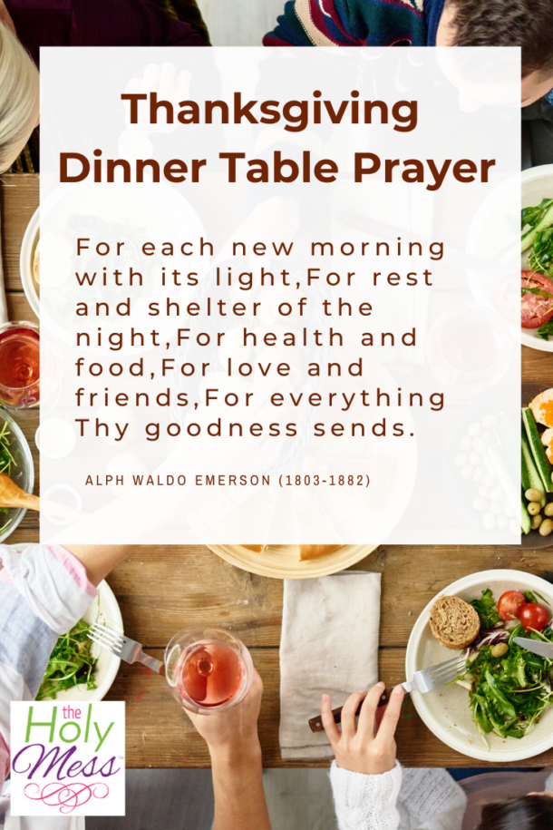 Thanksgiving Blessing at Dinner Lovely 7 Thanksgiving Dinner Table Prayers