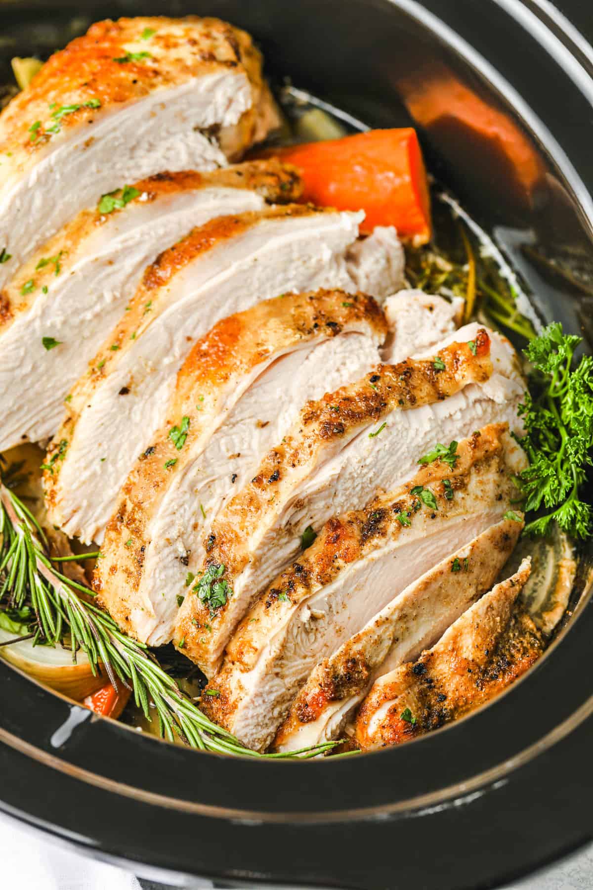 Thanksgiving Crockpot Ideas Awesome Crock Pot Turkey Breast with A Herbed butter Rub Spend with Pennies