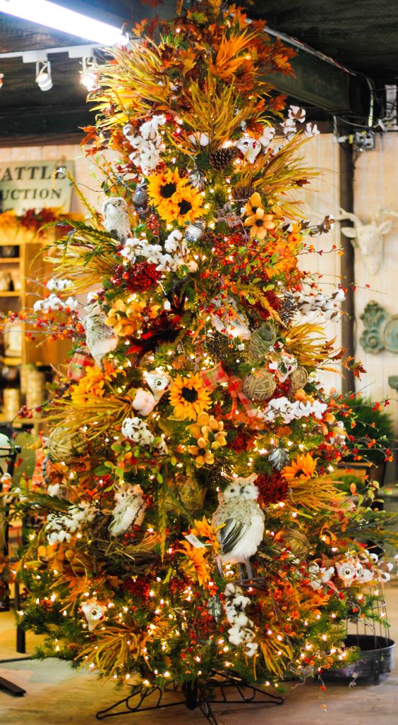 Thanksgiving Decorations for Tree Unique 25 Sweet Thanksgiving Tree Decor Ideas Digsdigs