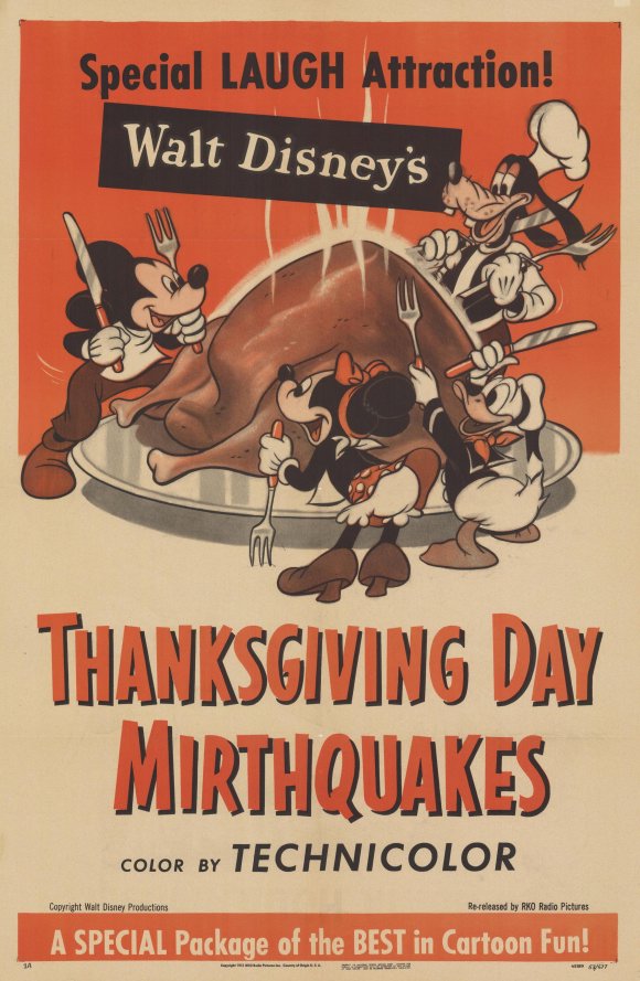 Thanksgiving Movie Disney Unique Walt Disney S Thanksgiving Day Mirthquakes Movie Posters From Movie