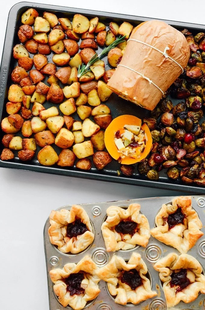 Thanksgiving Options for Vegetarians Lovely Your Entire Ve Arian Thanksgiving Dinner On A Sheet Pan