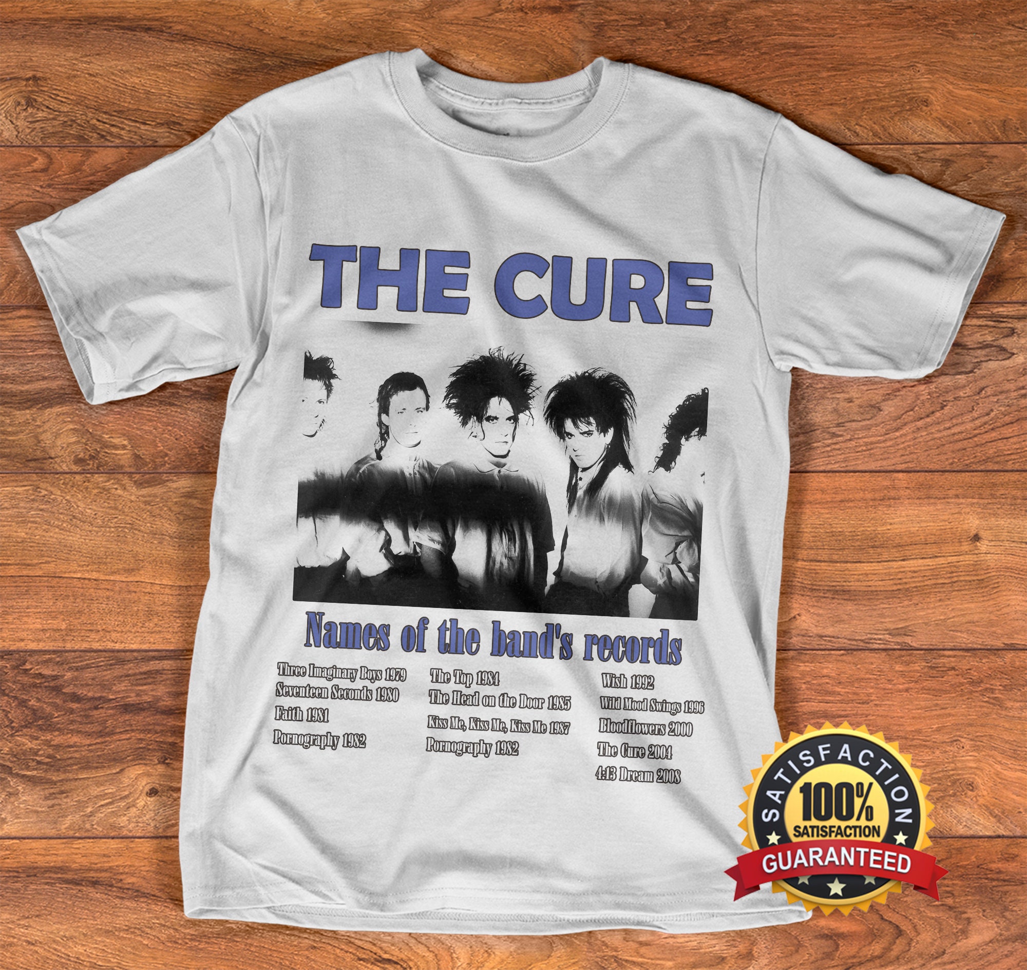 The Cure Band Shirt Beautiful Vintage the Cure Band Shirt the Cure tour Teethe Cure Merch